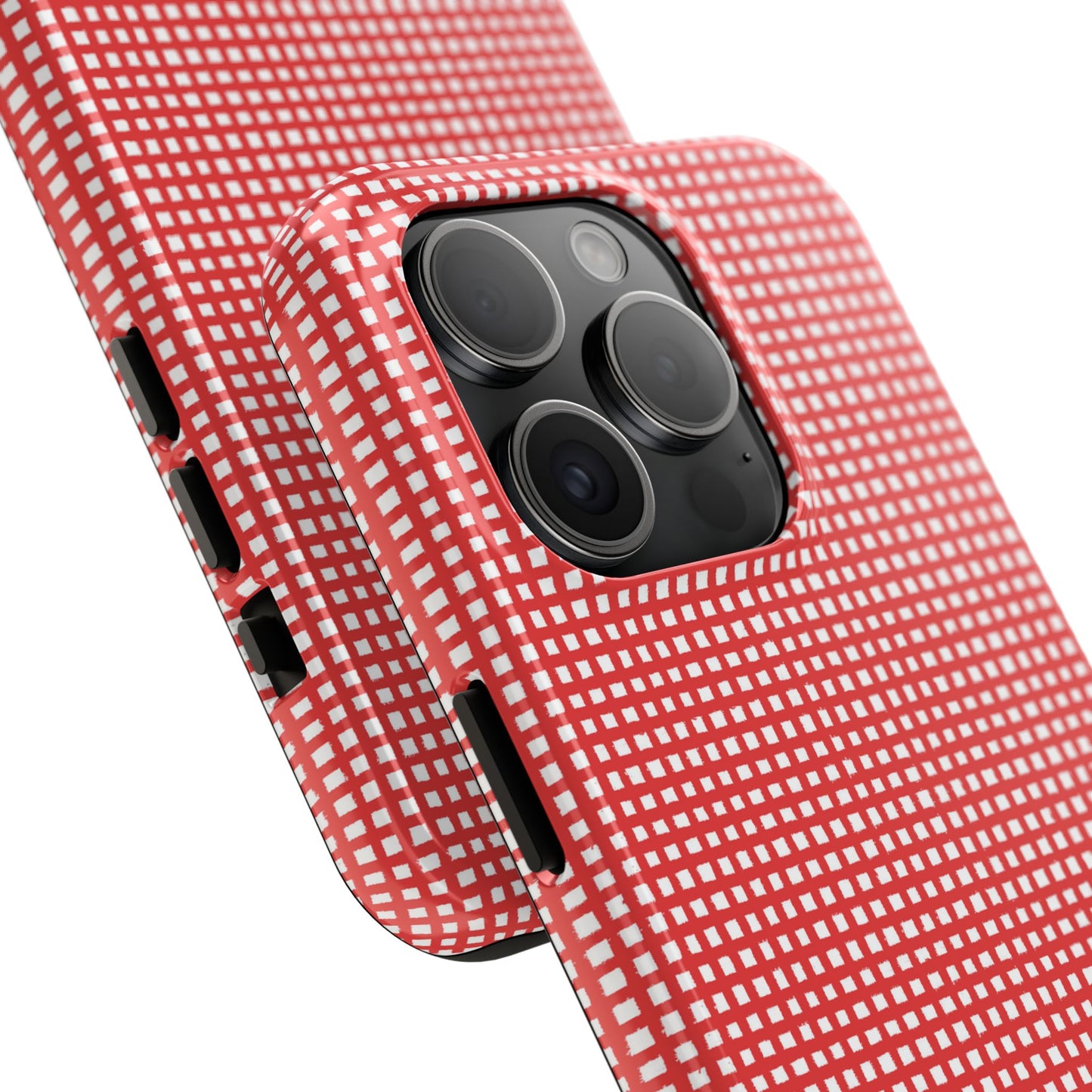 Chipper Check Red Phone Case