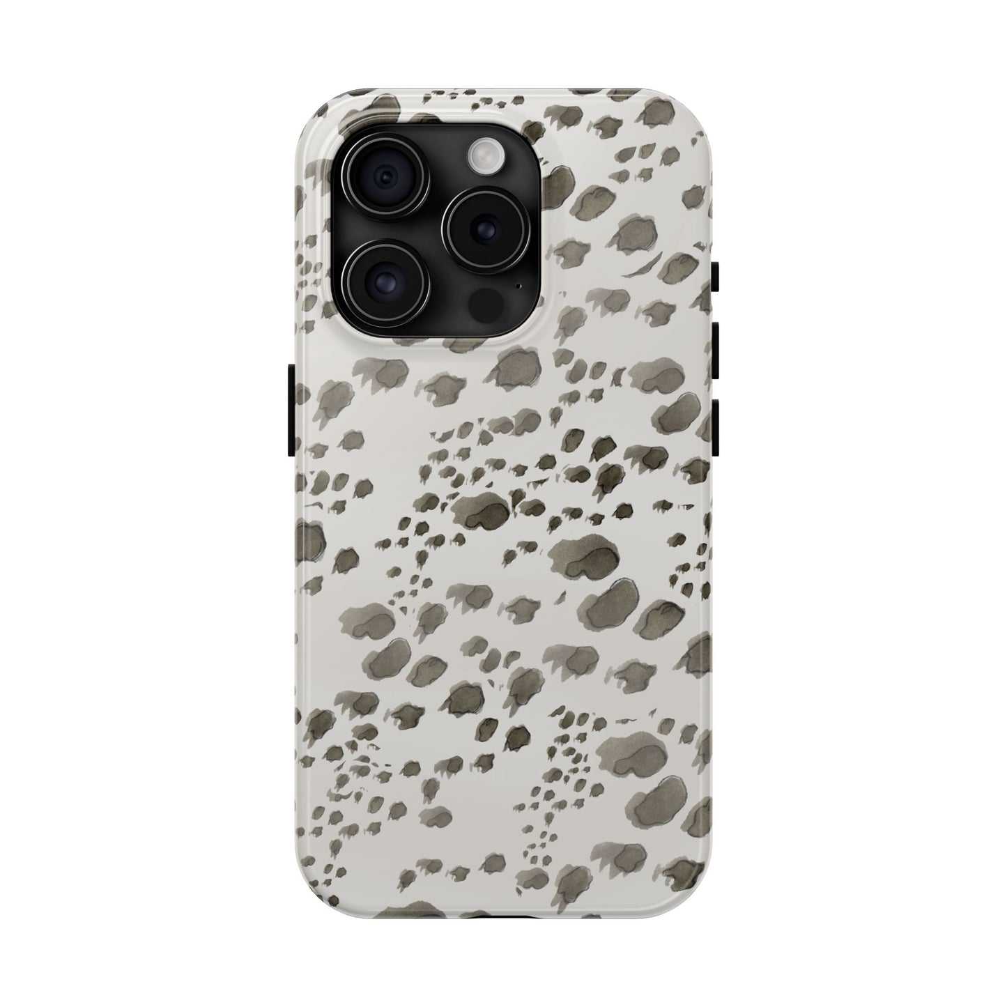 Kitty Dots Gray Phone Case