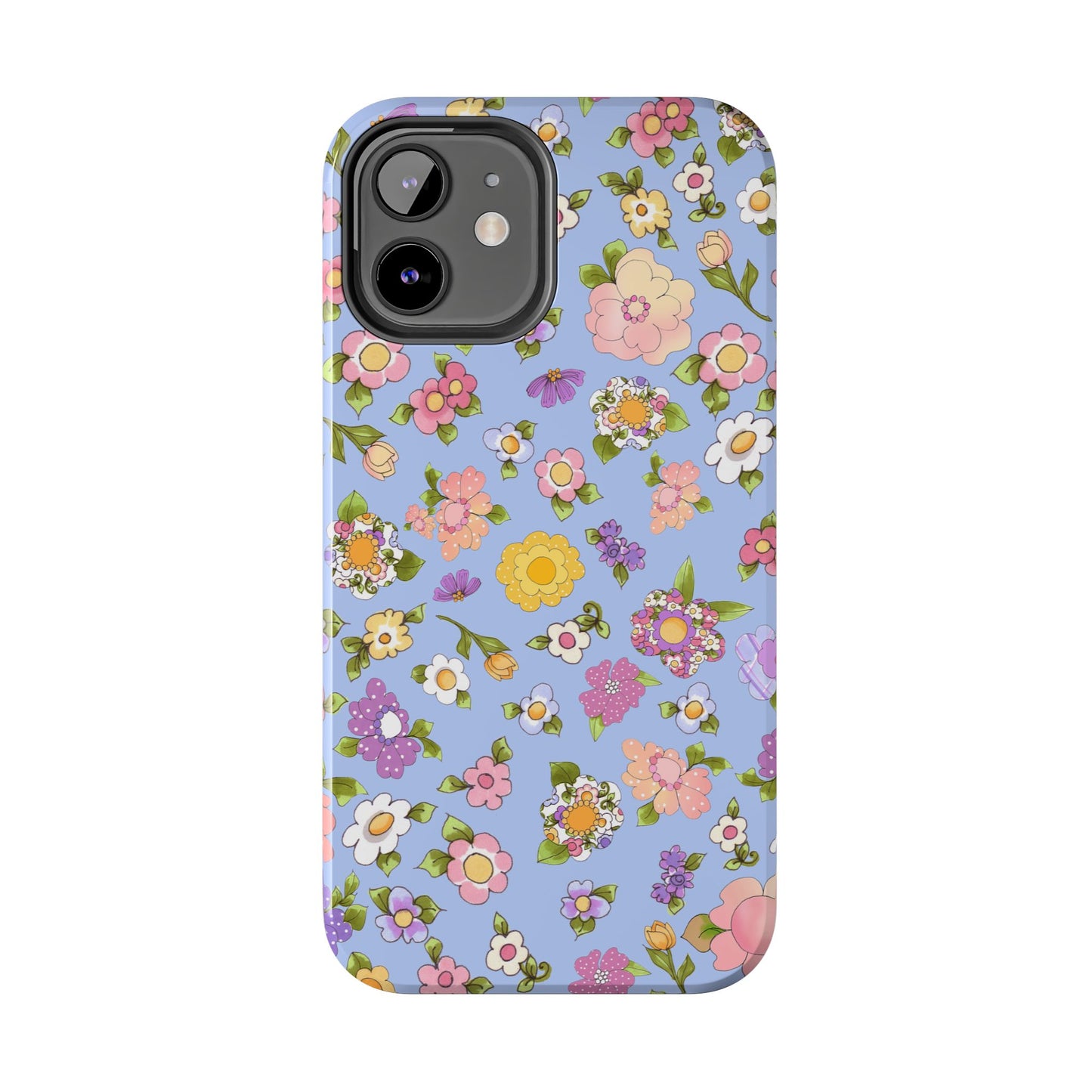 Flowery Blue Phone Case