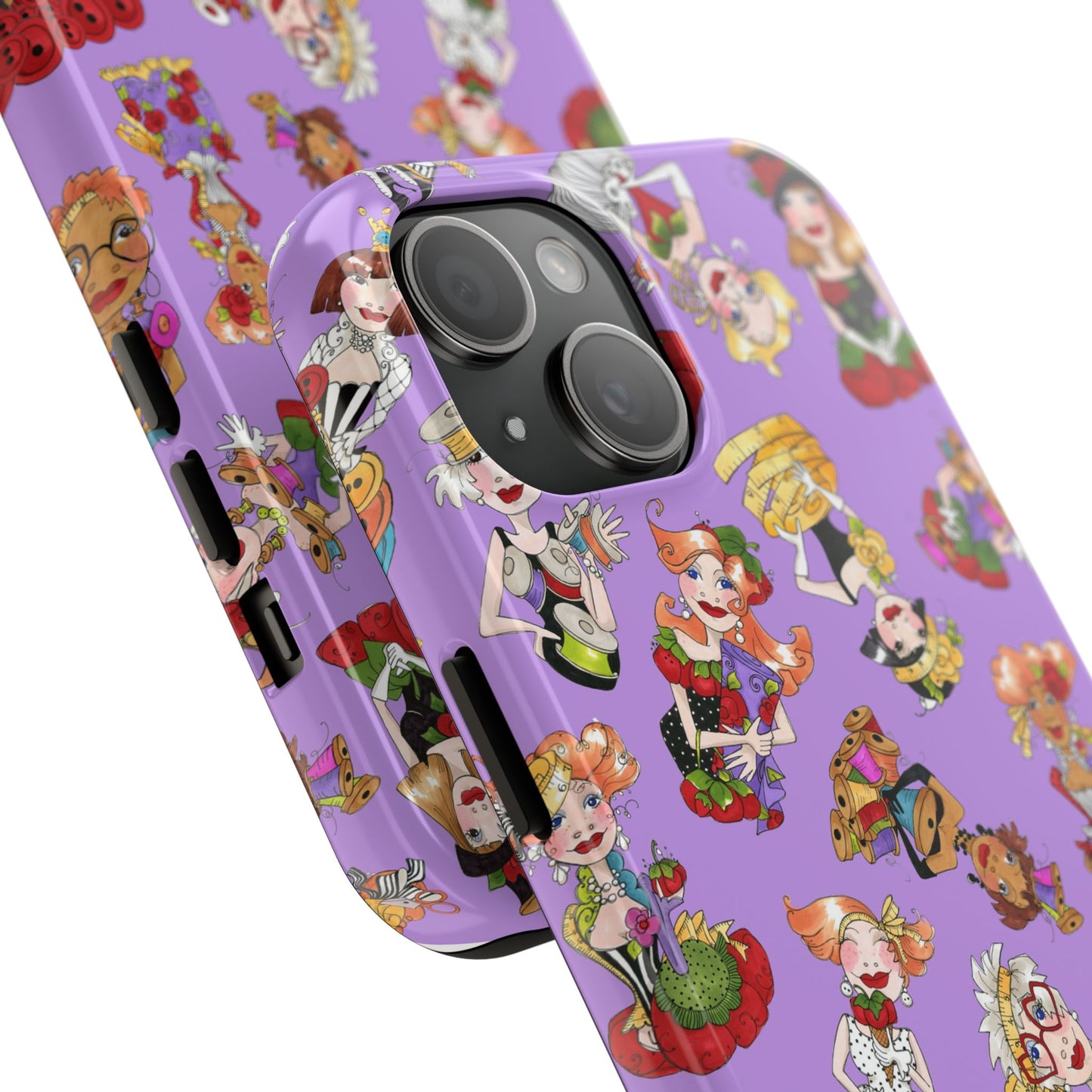 Curious Toss Purple Phone Case