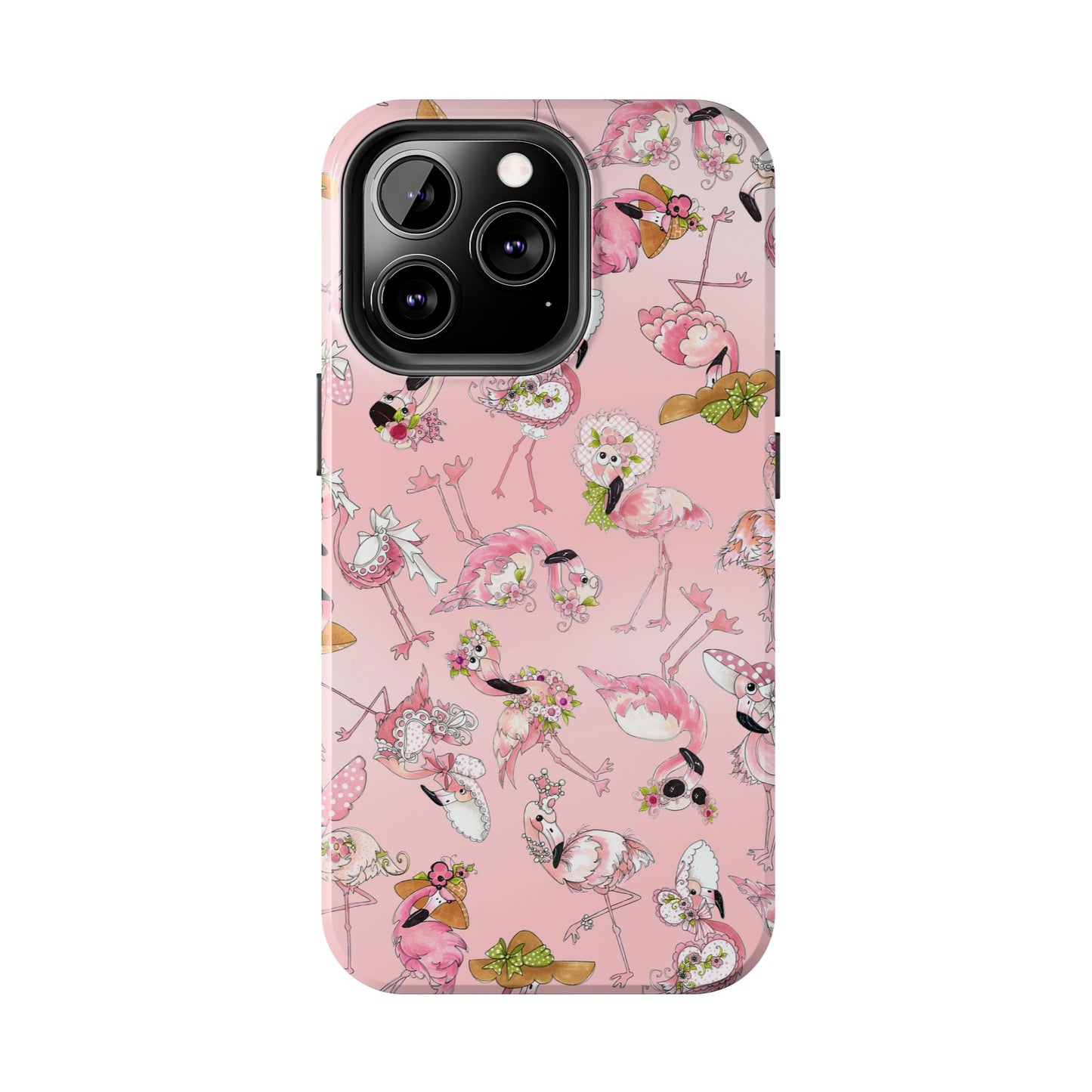 Tossed Flams Pink Phone Case