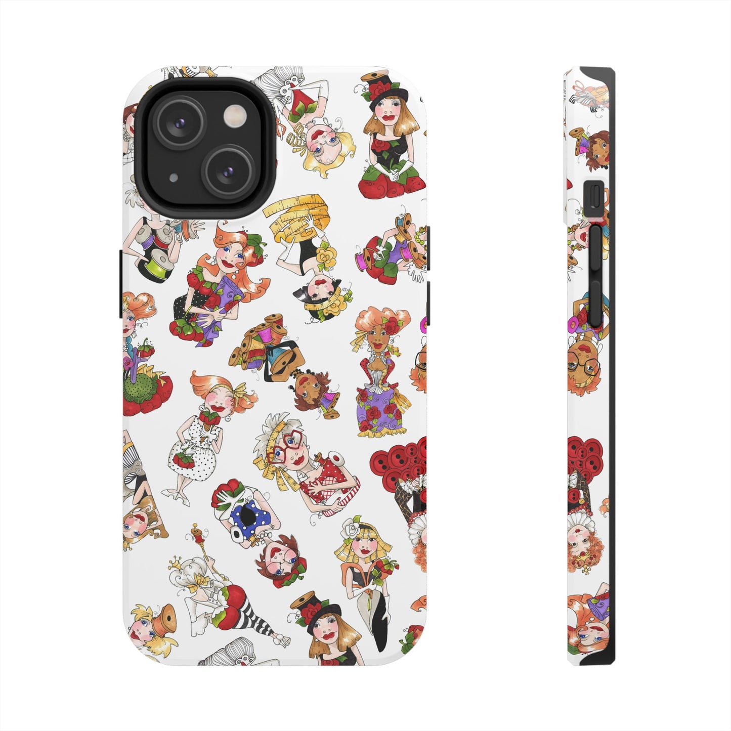 Curious Toss White Phone Case