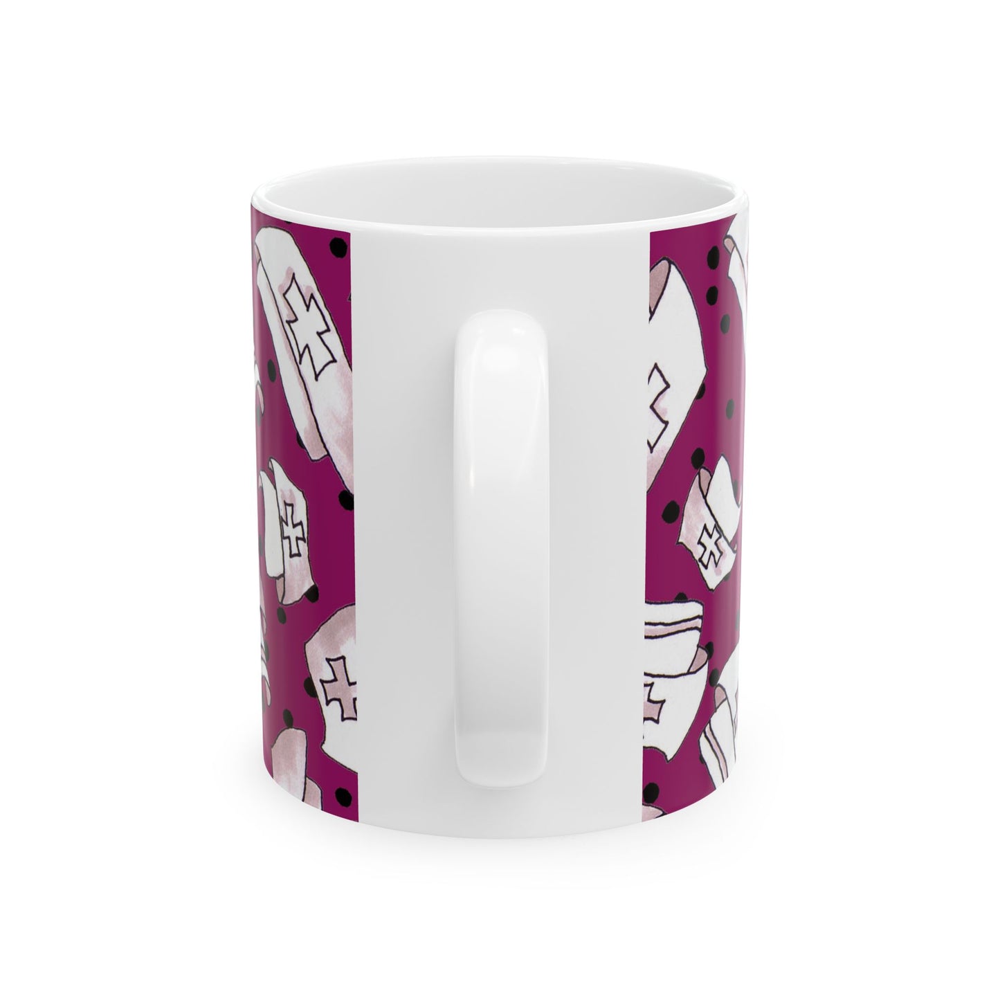 Med Hats Burgundy / Black Cup