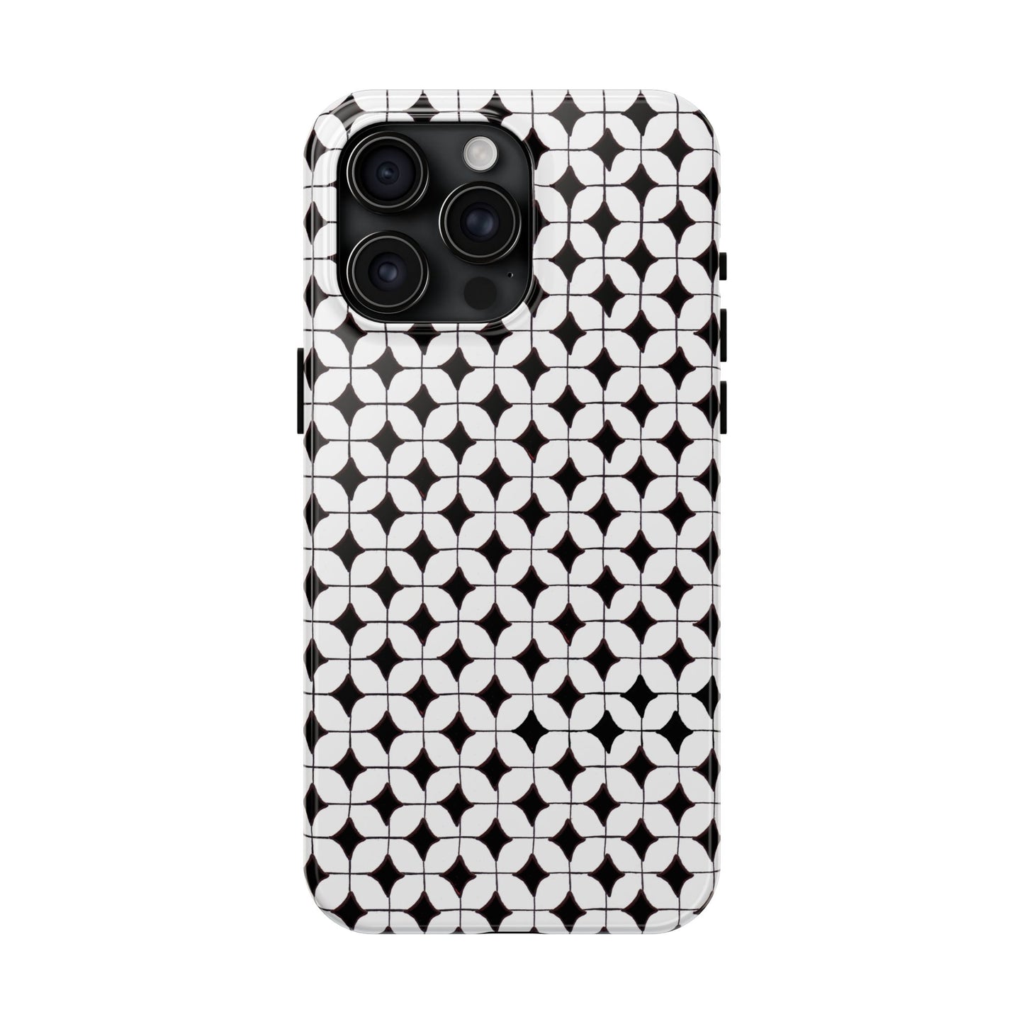 Tile-ish Black Phone Case