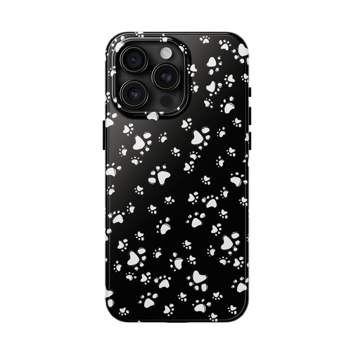 Paw Flakes Black Phone Case
