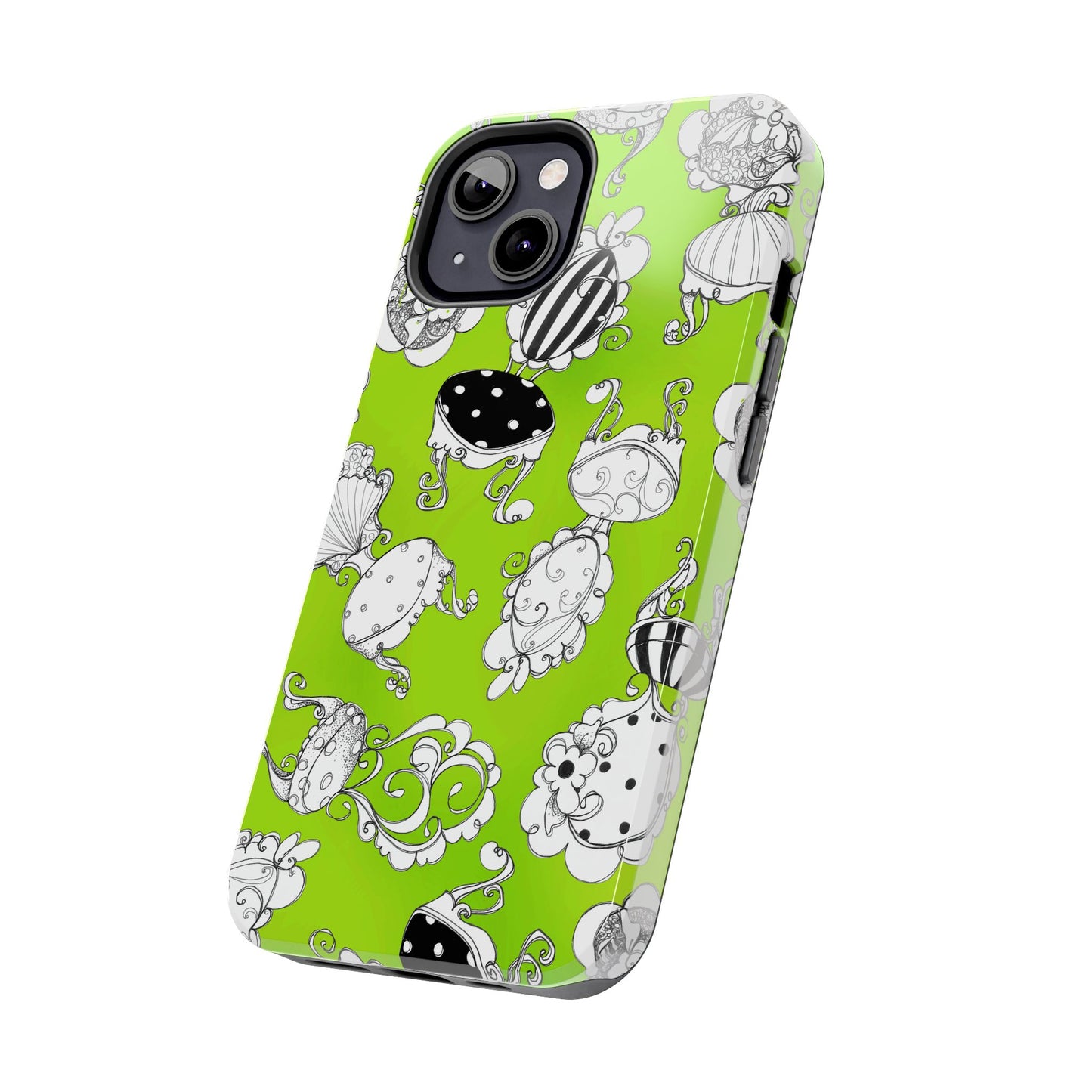 Bistro Chairs Lime Phone Case