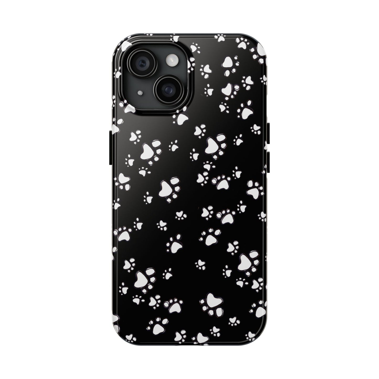 Paw Flakes Black Phone Case