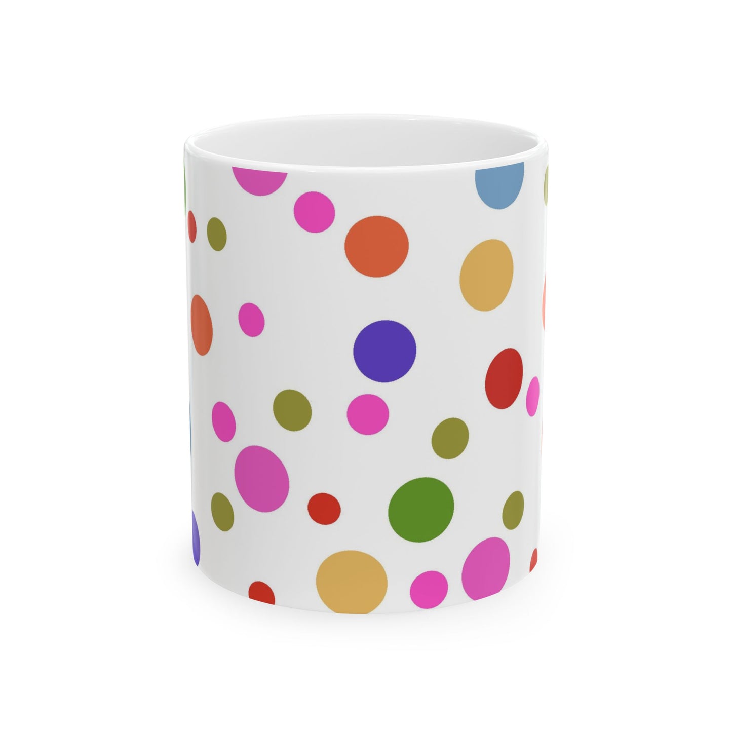 Dot Assortment White Cup