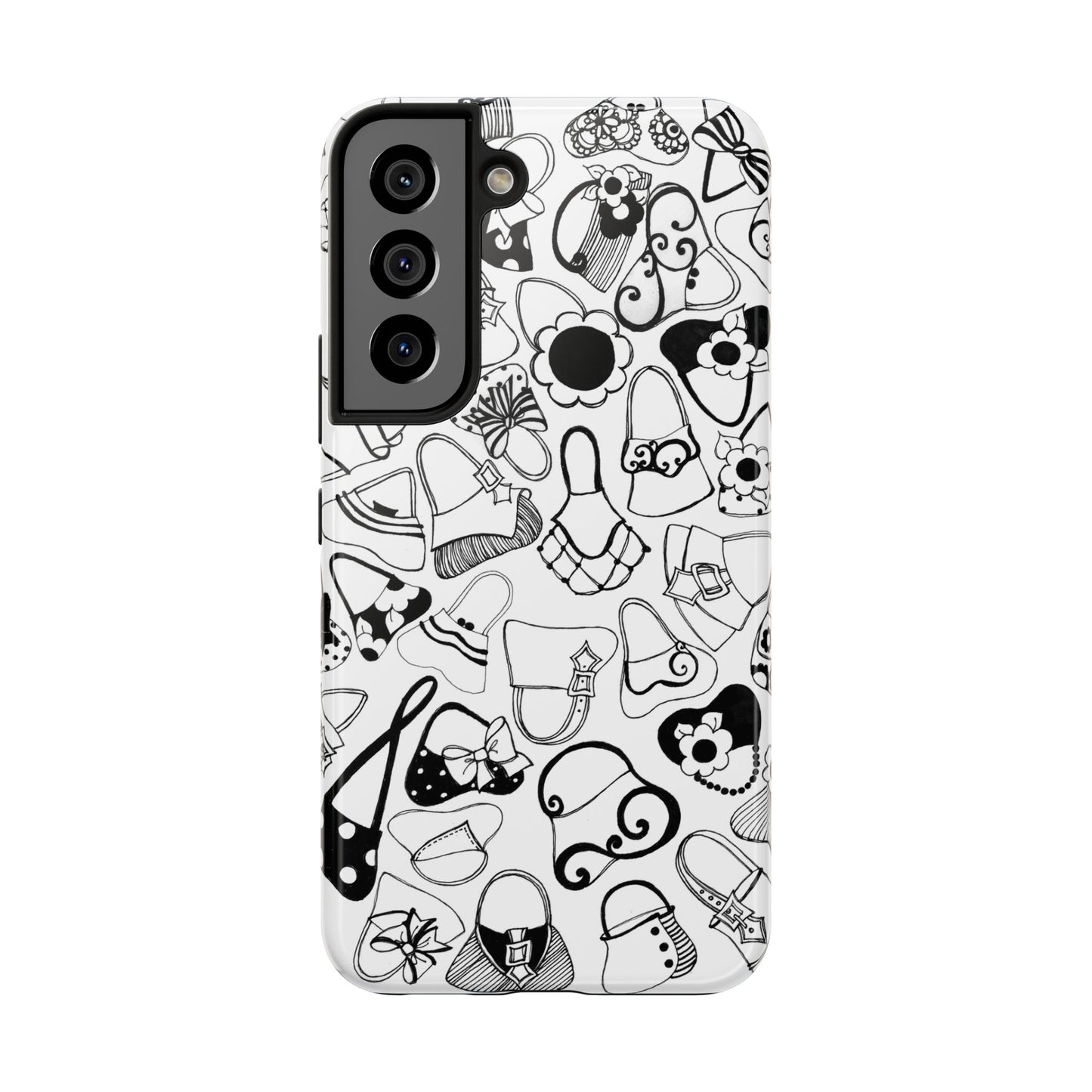 Handbags White / Black Phone Case