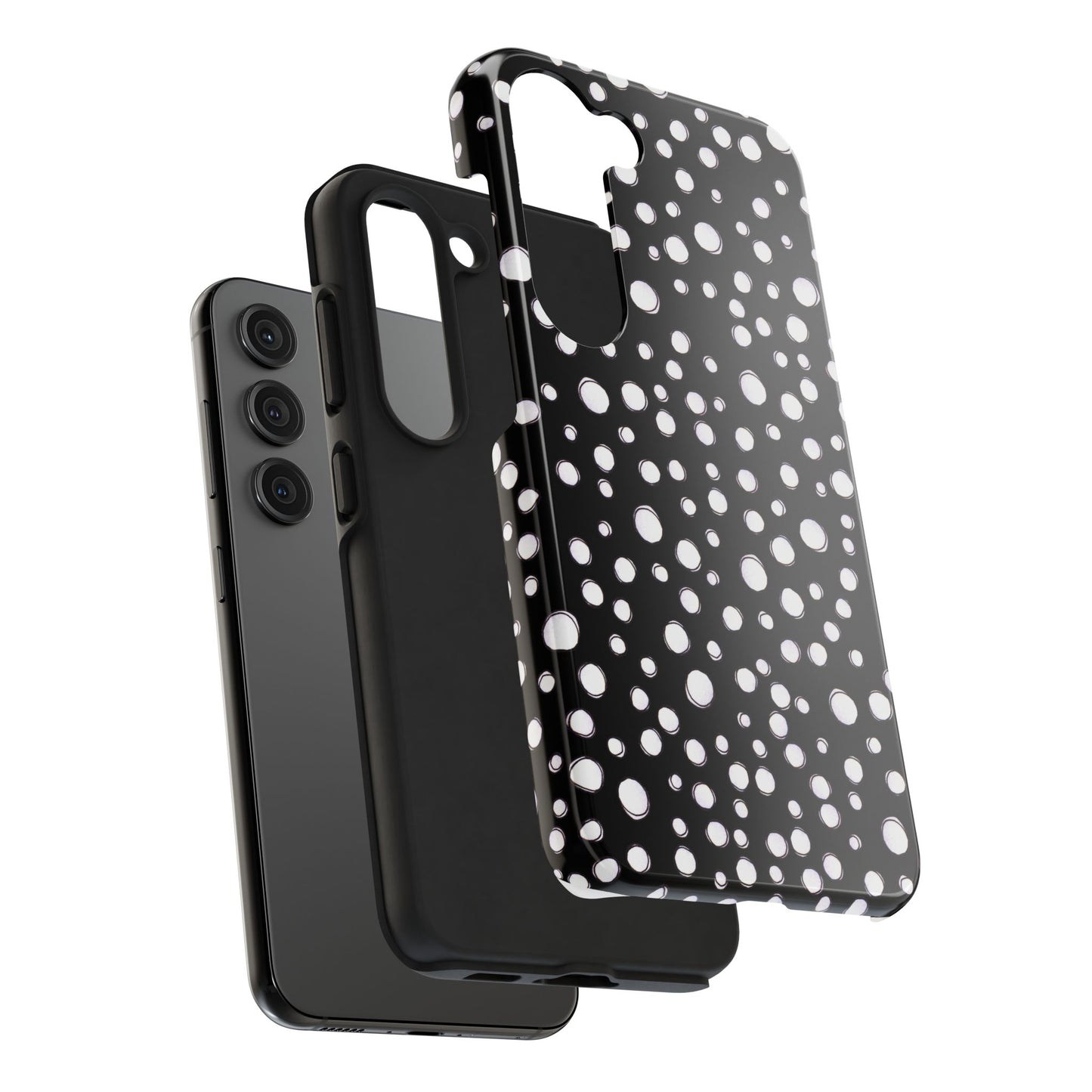 Pot Dots Black Phone Case