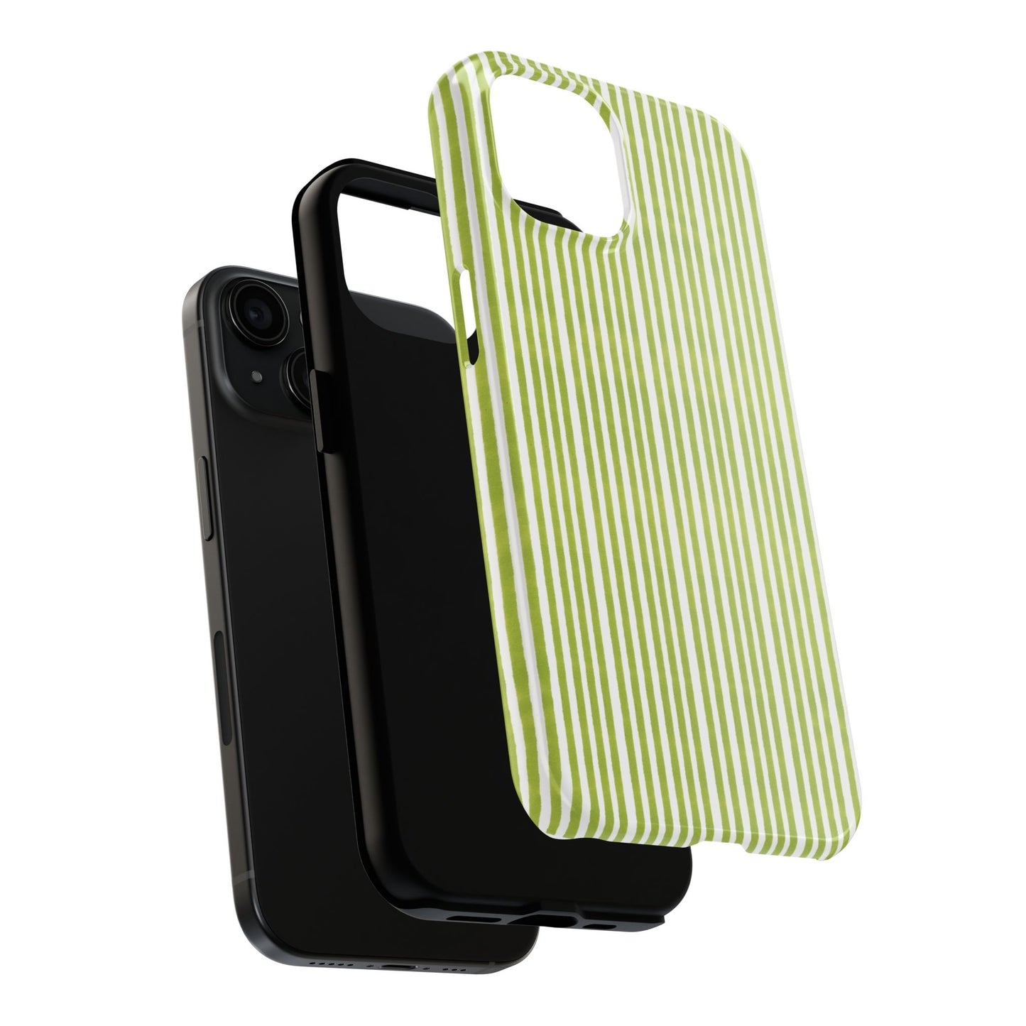 Lazy Stripe Lime Phone Case