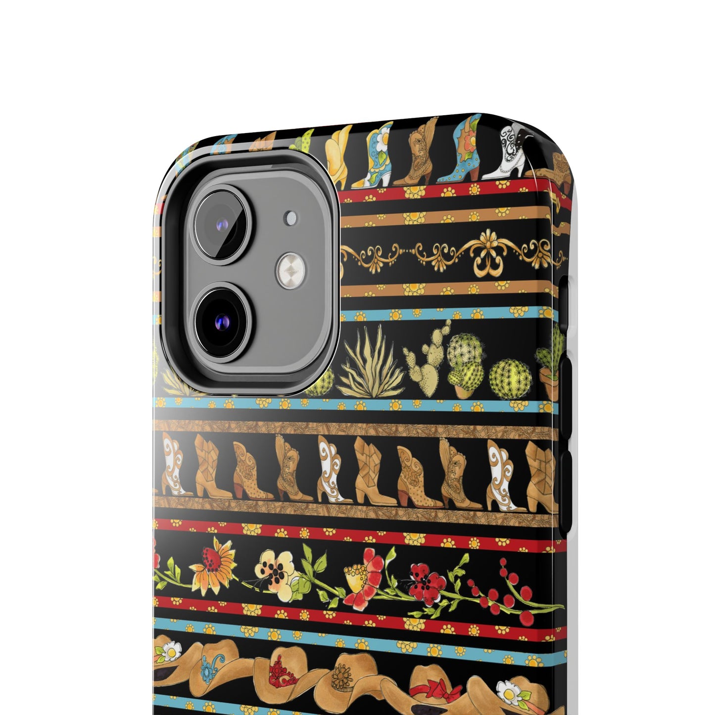 Whoa Borders Black Phone Case