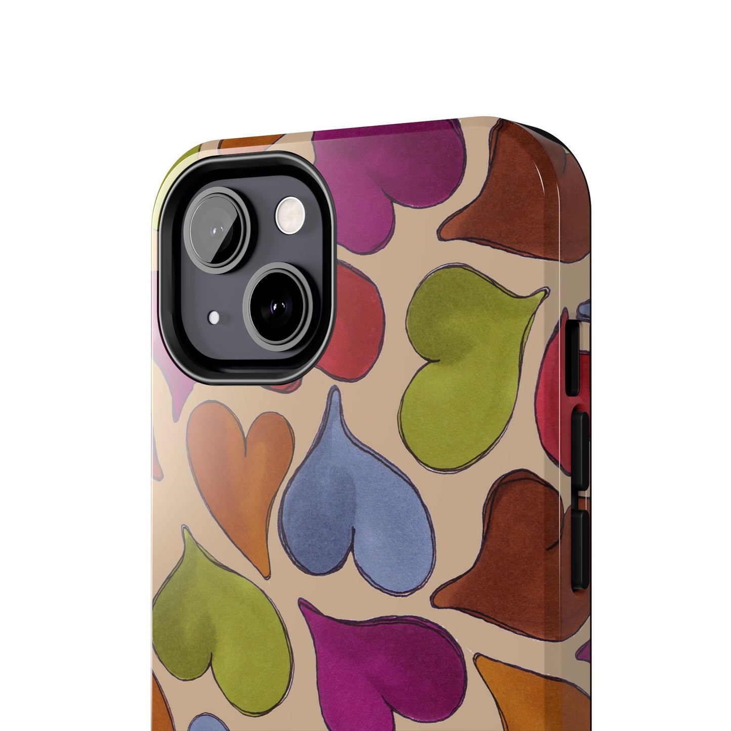 Big Hearted Khaki Phone Case