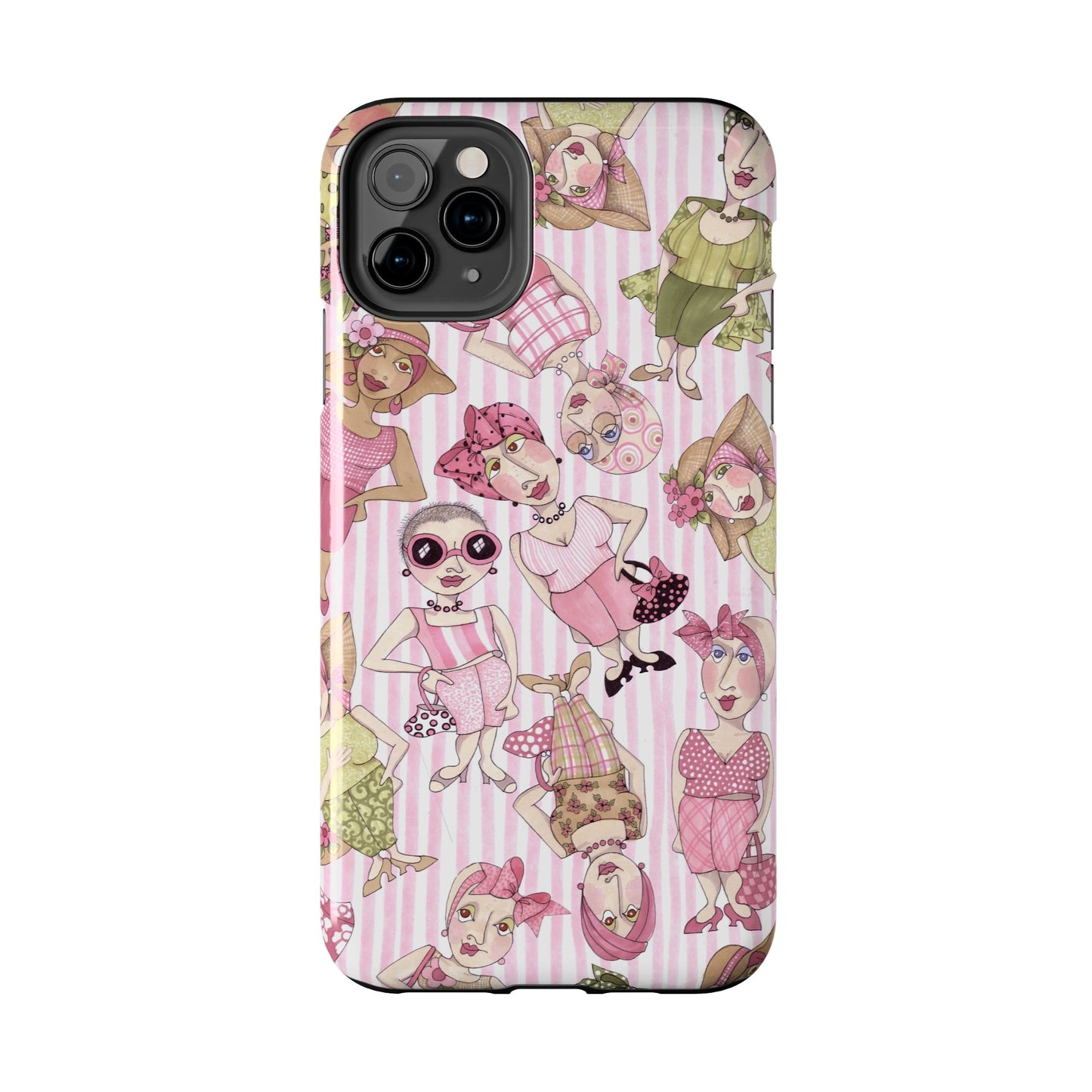 Tossed Ladies Pink Phone Case