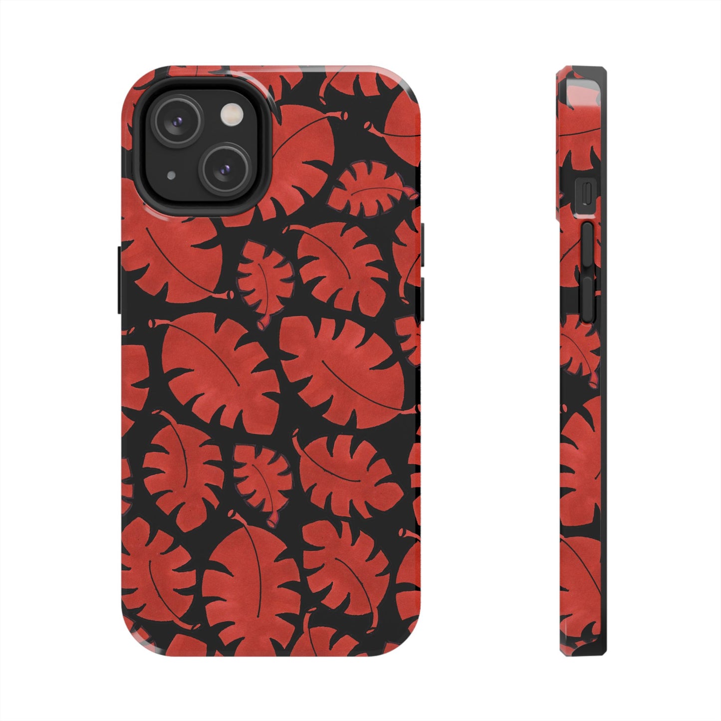 Red Bananas Black Phone Case