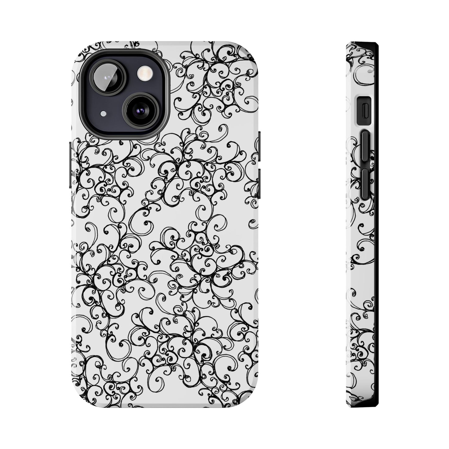 Poodle Scroll Phone Case
