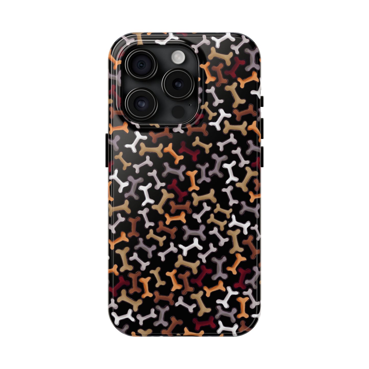 Dog Bones Black Phone Case