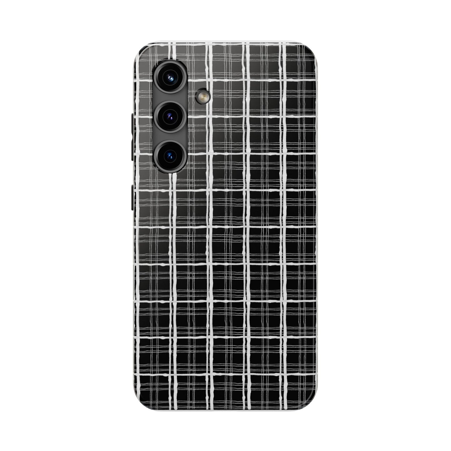 Sophistiplaid Black / White Phone Case