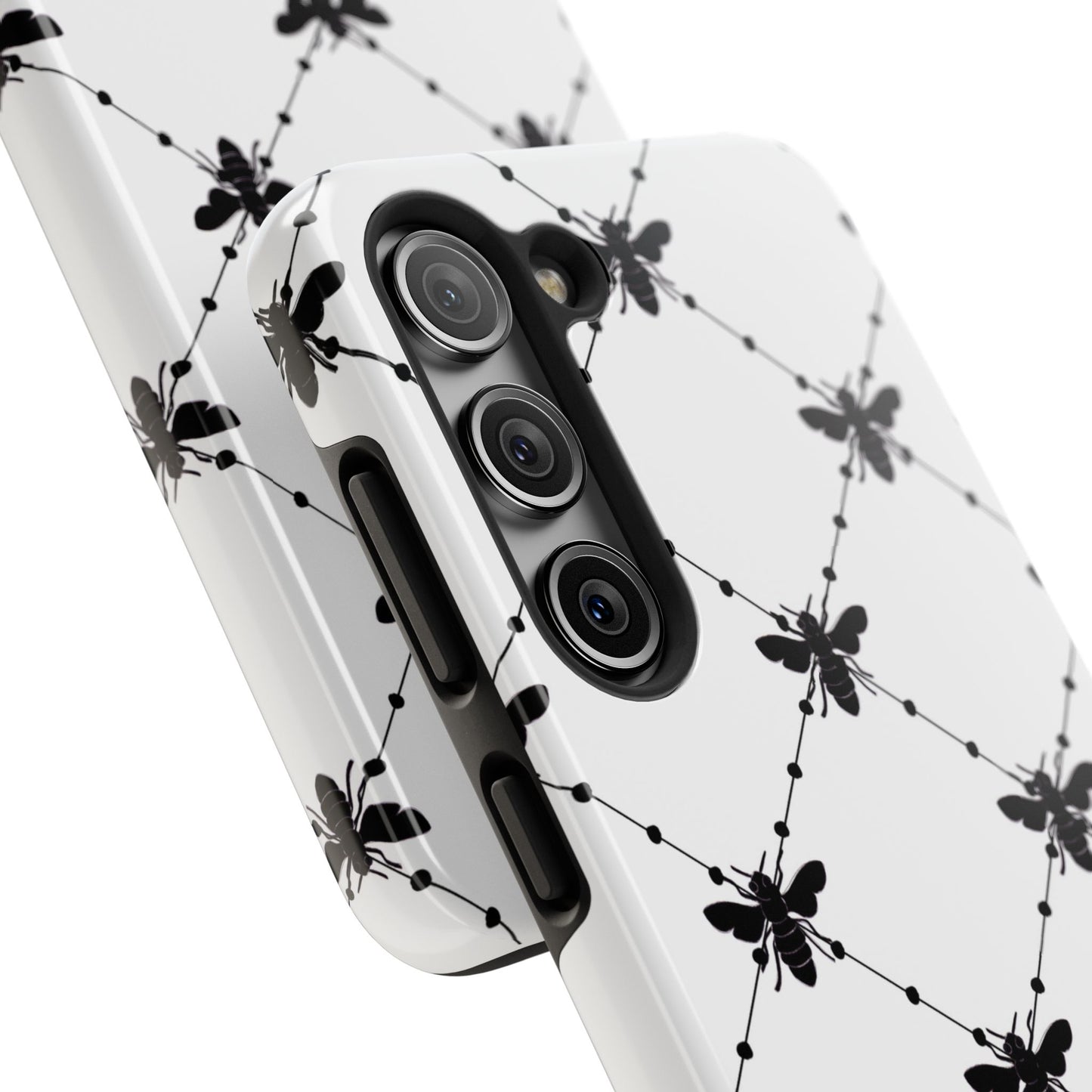 Beaded Bees White Phone Case