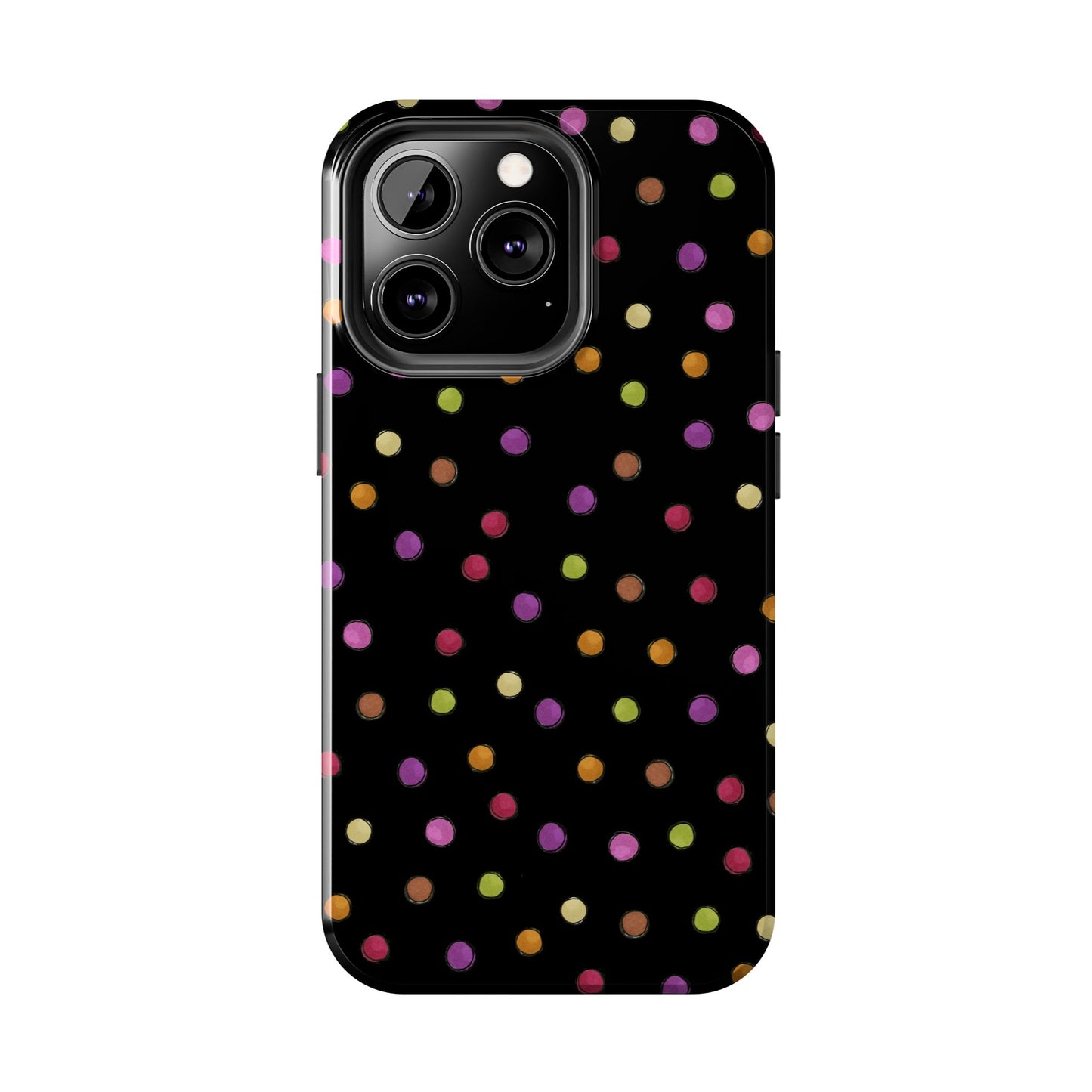 Tea Dot Black Phone Case