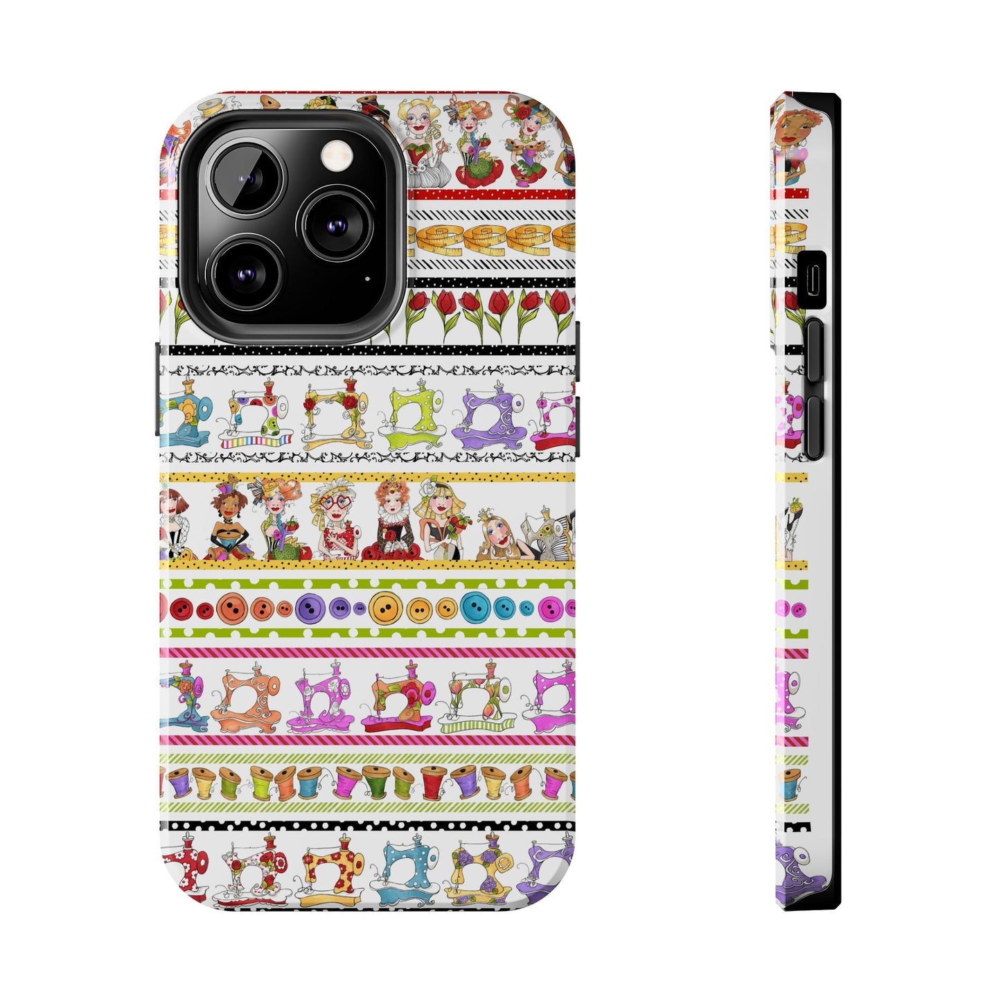 Curious Border White Phone Case