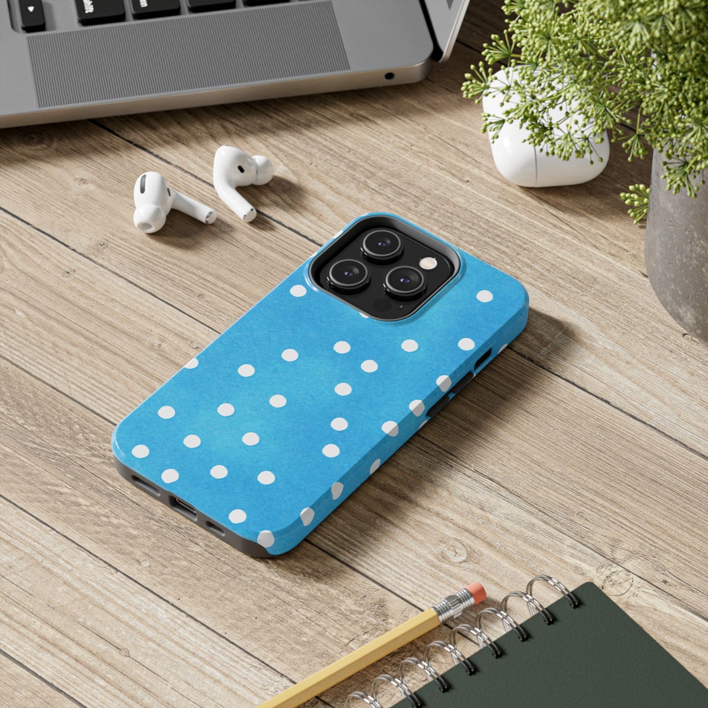 Plump Dots Turquoise Phone Case