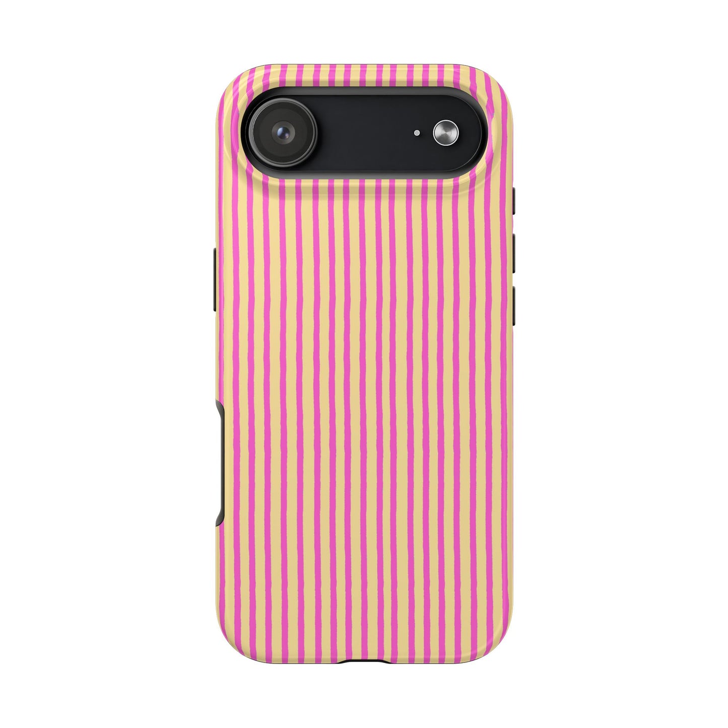 Stripe Yellow / Pink Phone Case