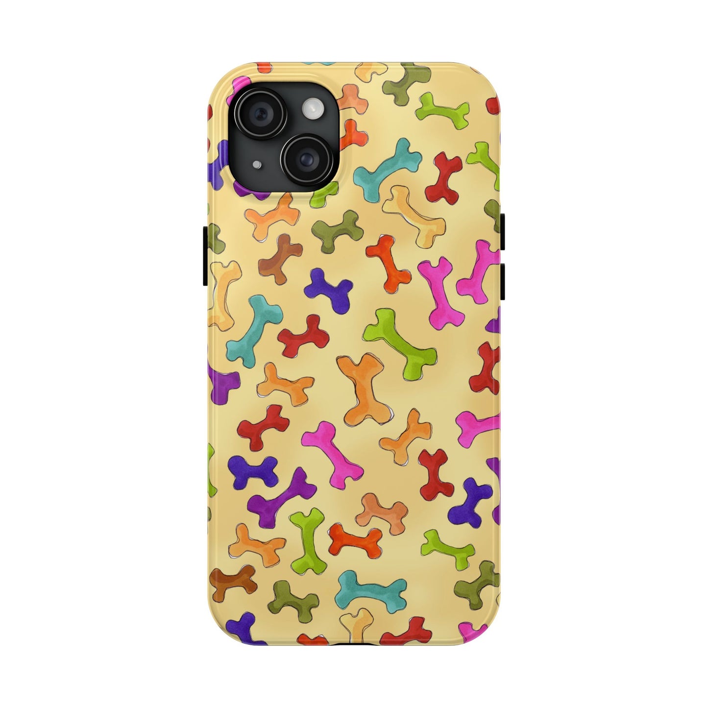 Happy Bones Yellow Phone Case