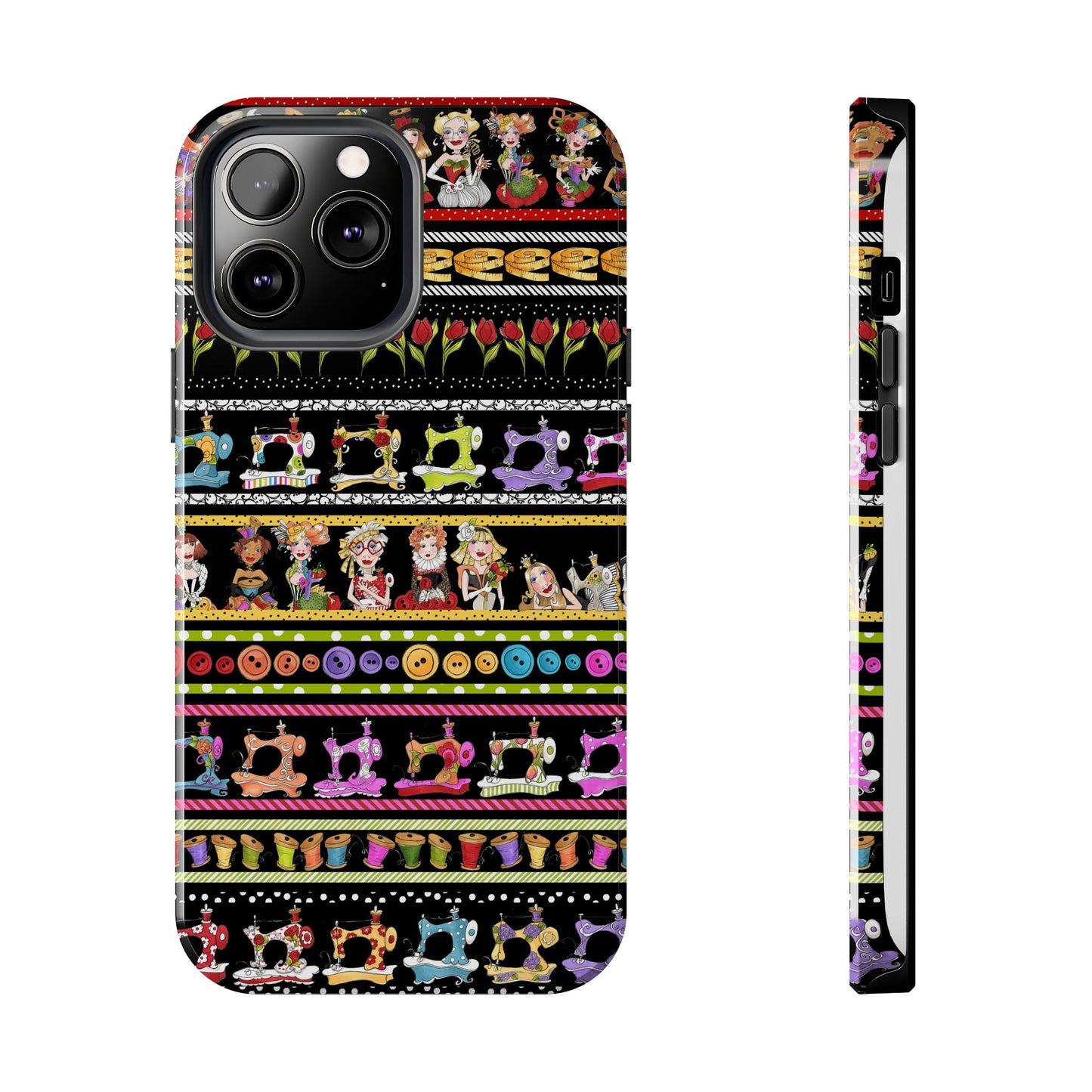 Curious Border Black Phone Case