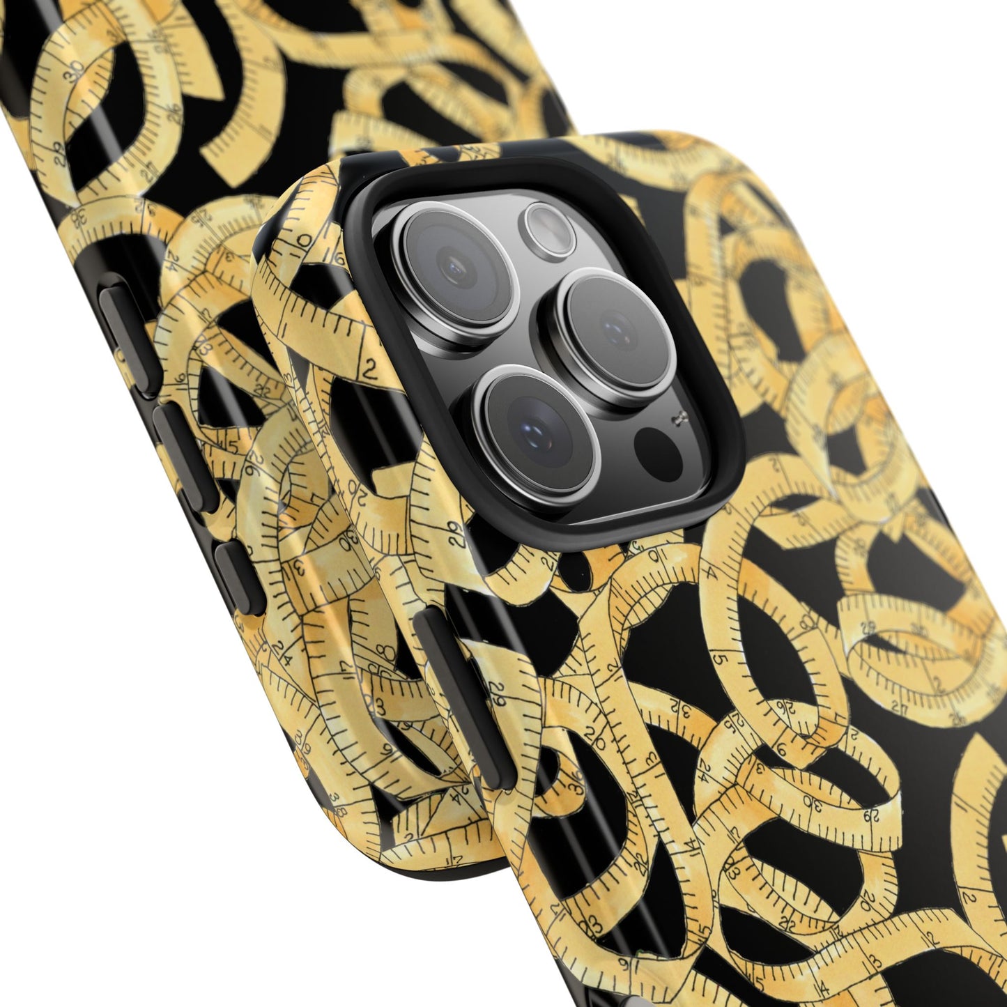 Tape Tangle Black Phone Case