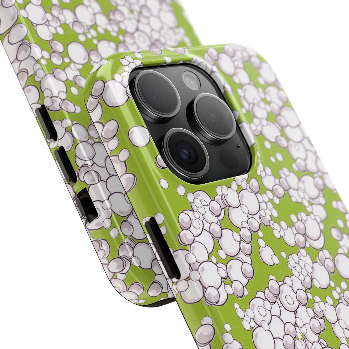 Bubble Dots Green Phone Case