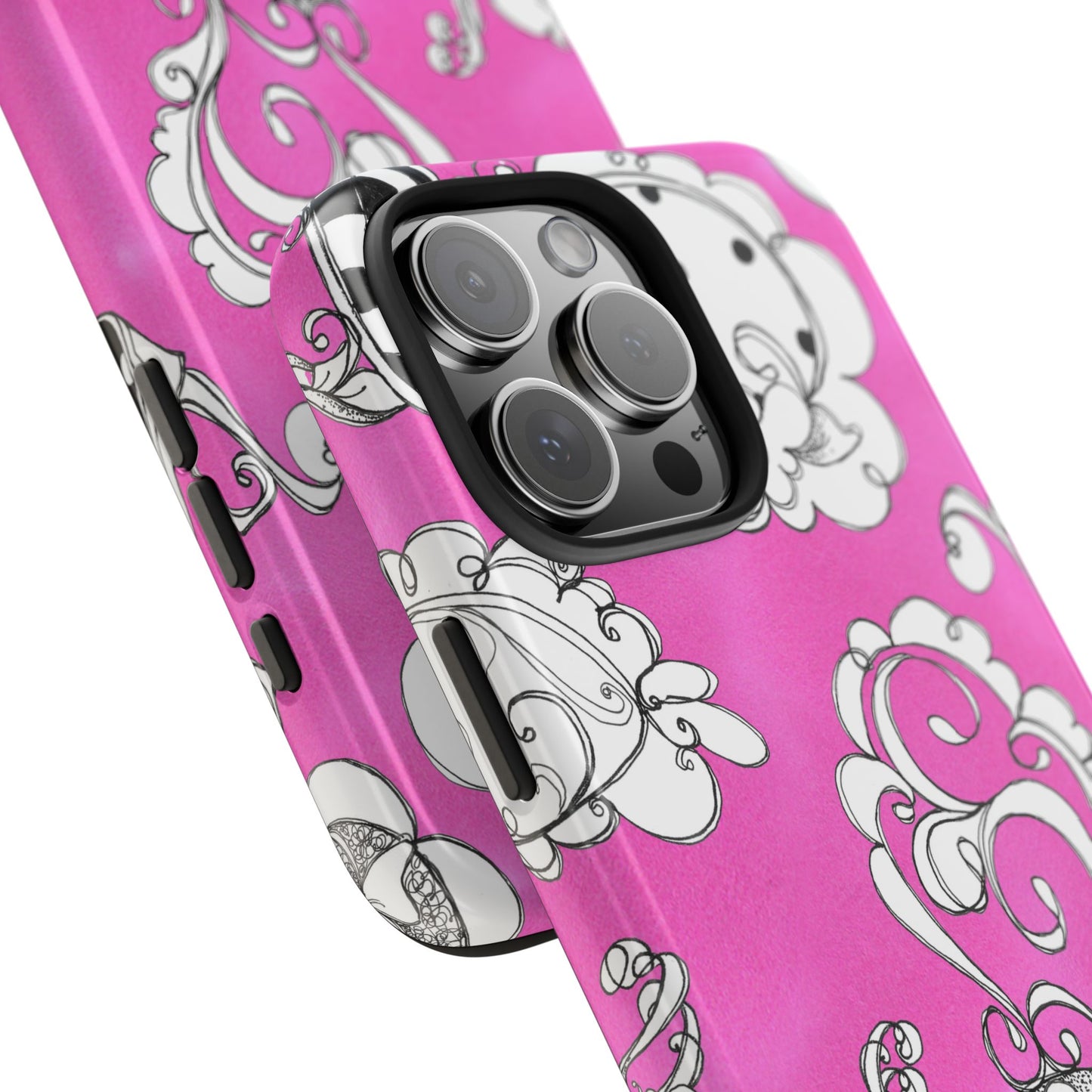 Bistro Chairs Pink Phone Case