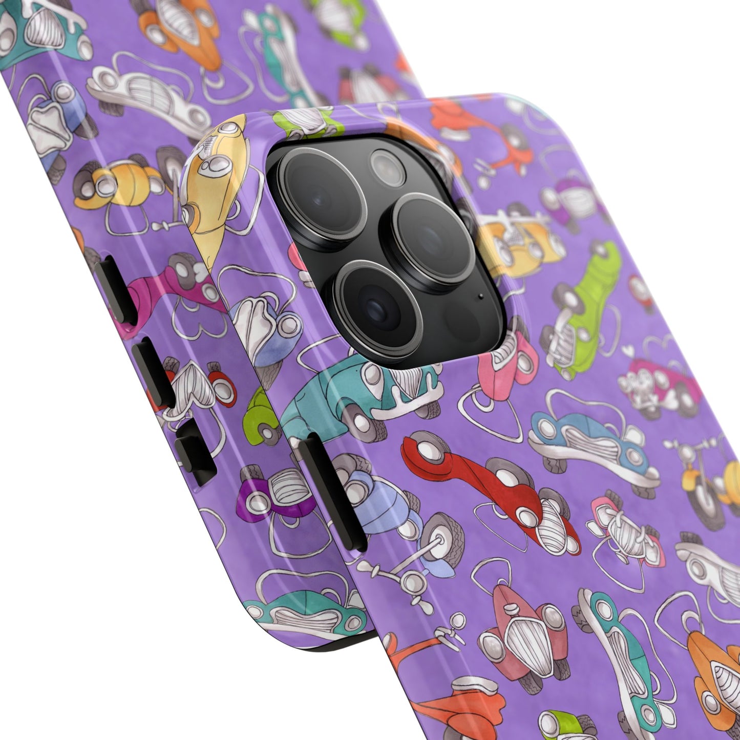 Pile Up Purple Phone Case