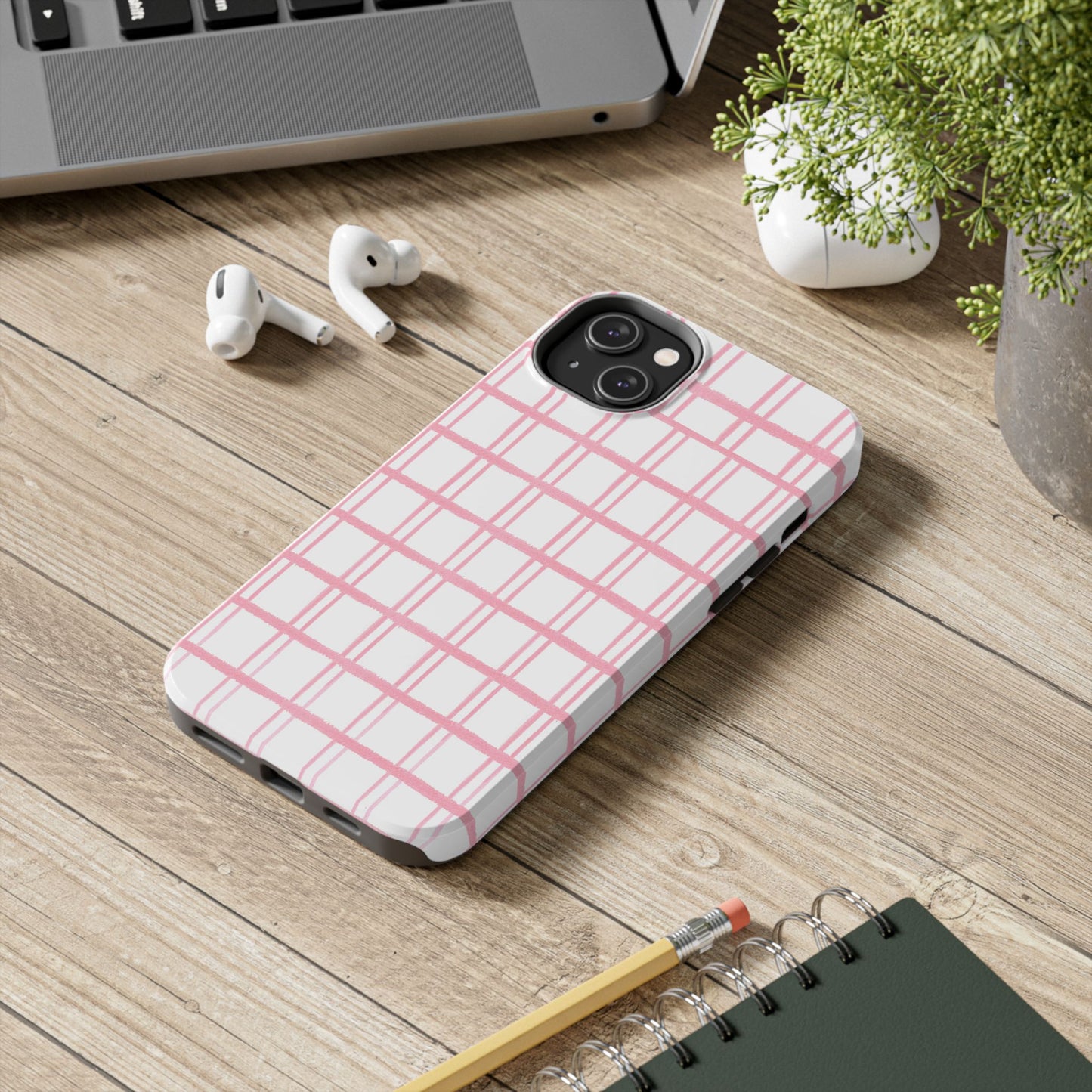 Pink Plaid Phone Case