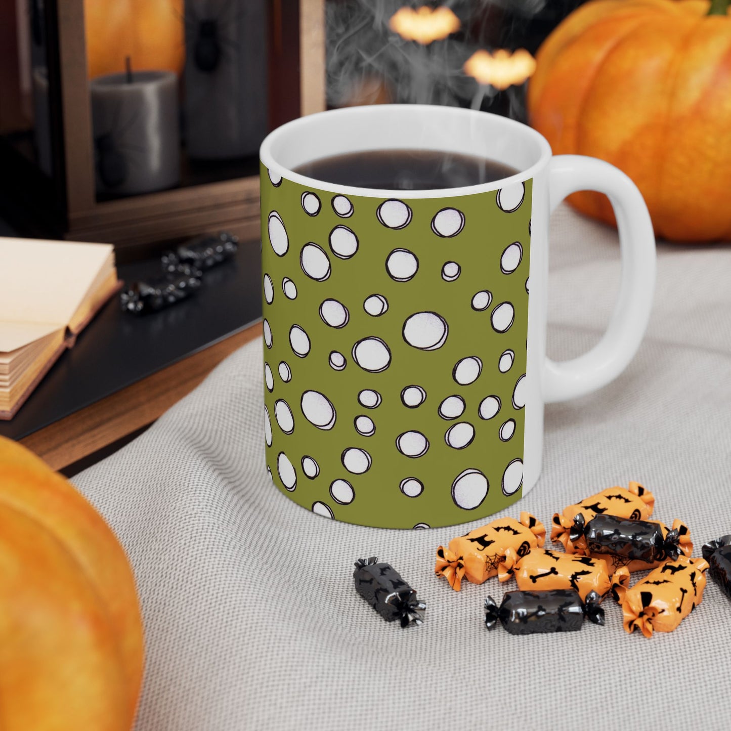 Pot Dots Green Cup