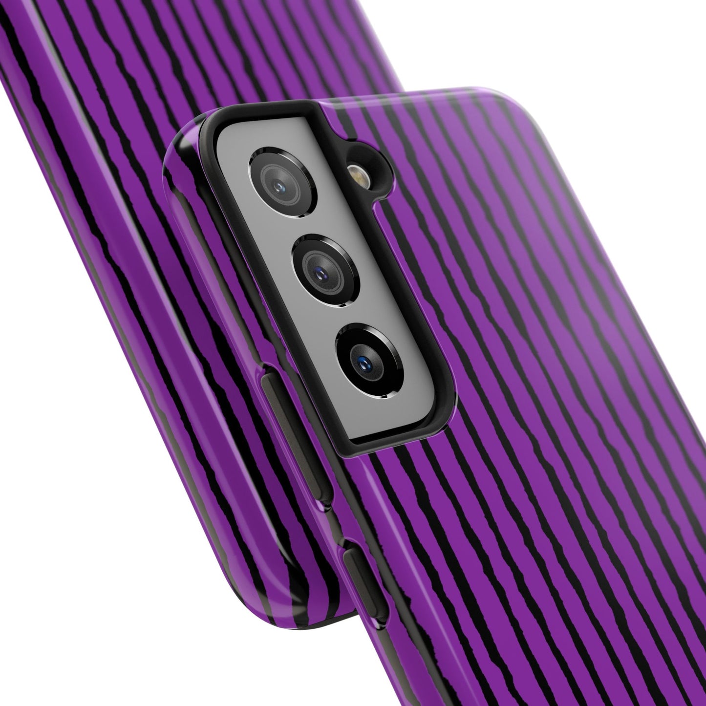 Sorta Stripe Purple / Black Phone Case