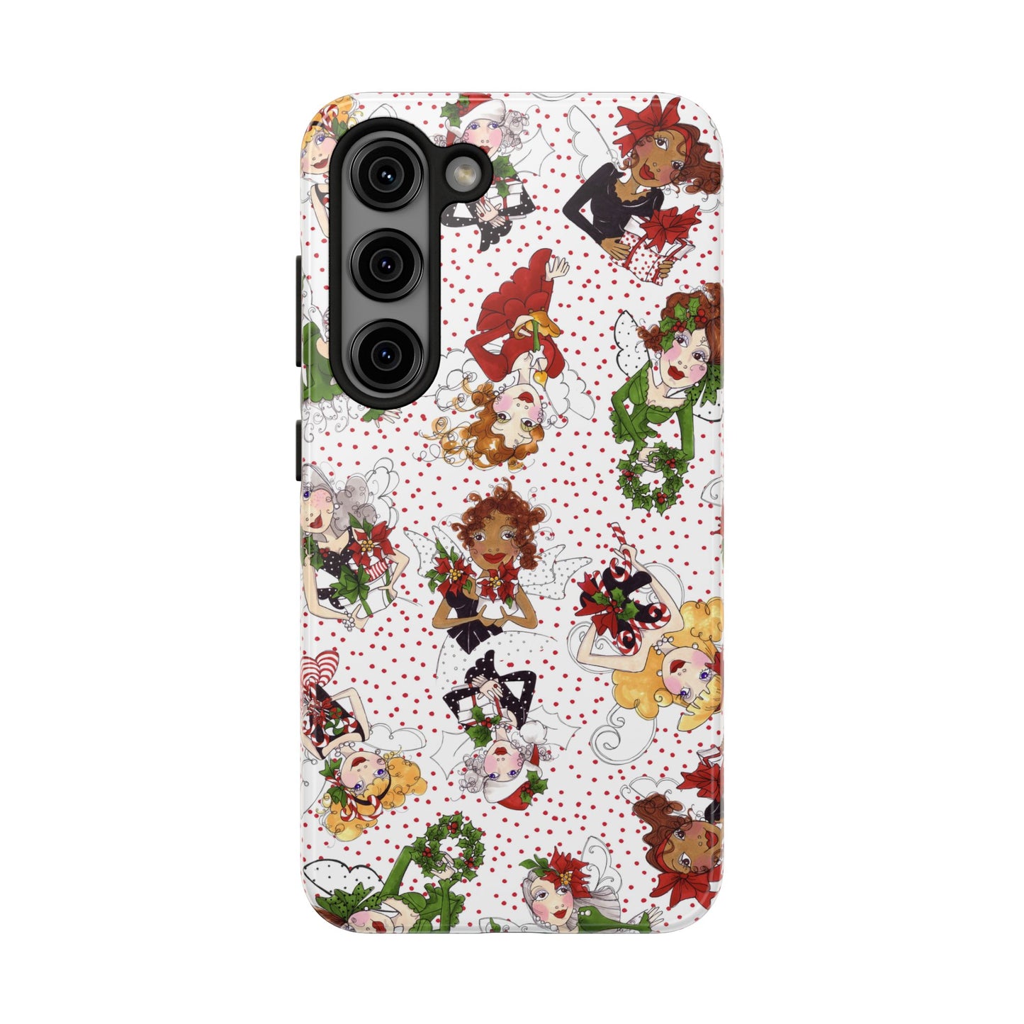 Fairy Toss White / Red Phone Case