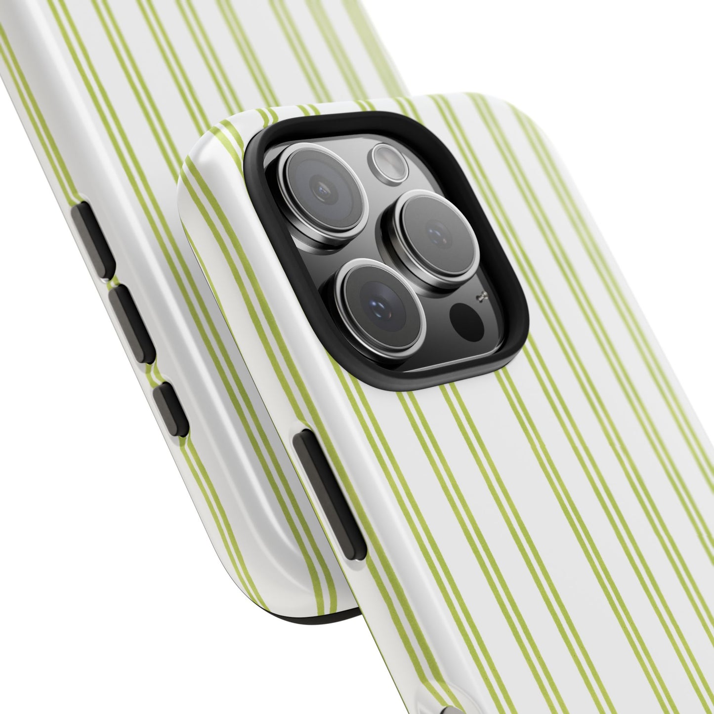 Green Double Stripe Phone Case