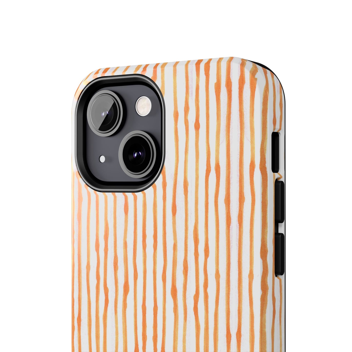 Faux Seersucker White / Melon Phone Case