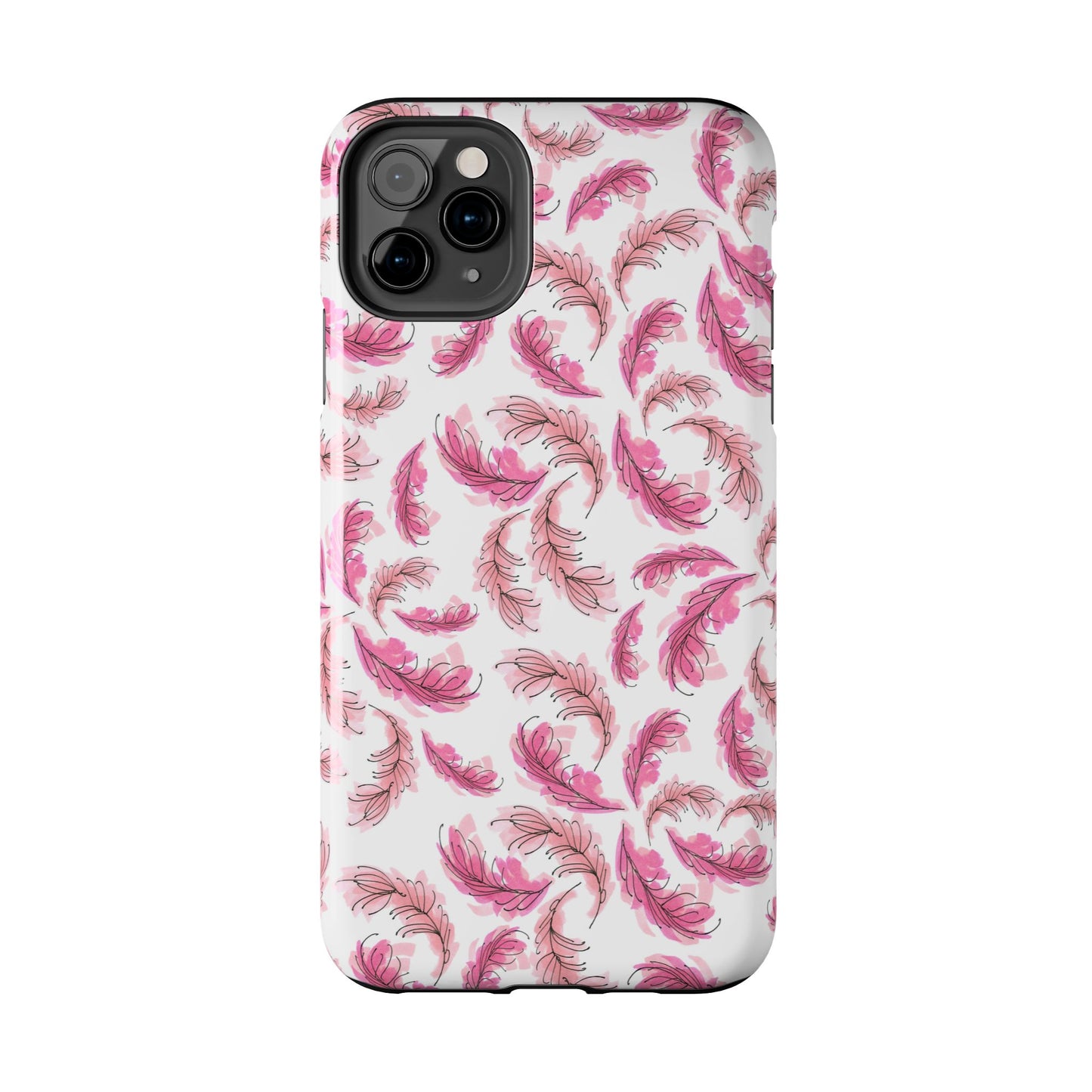 Flam Feathers White Phone Case