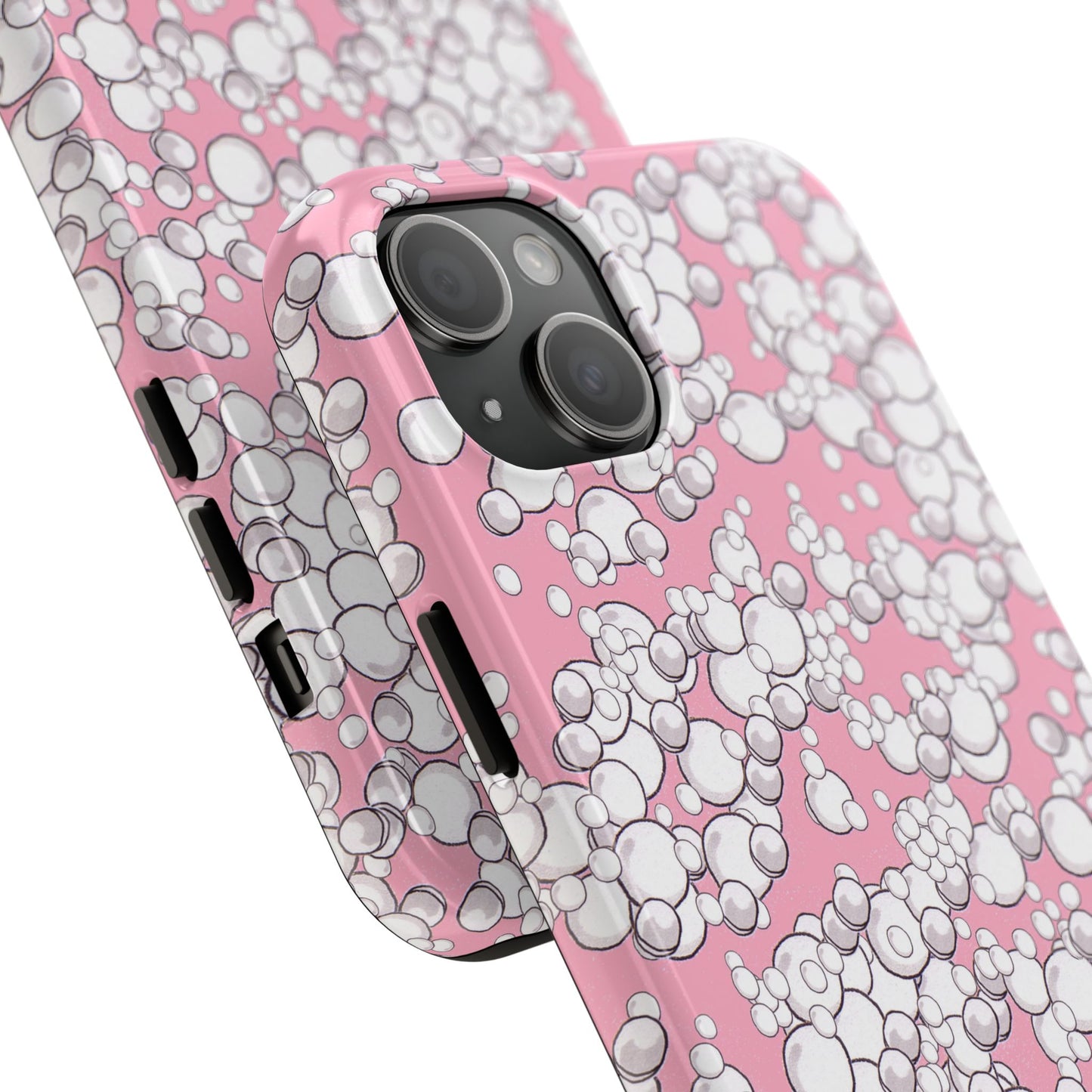 Bubble Dots Pink Phone Case