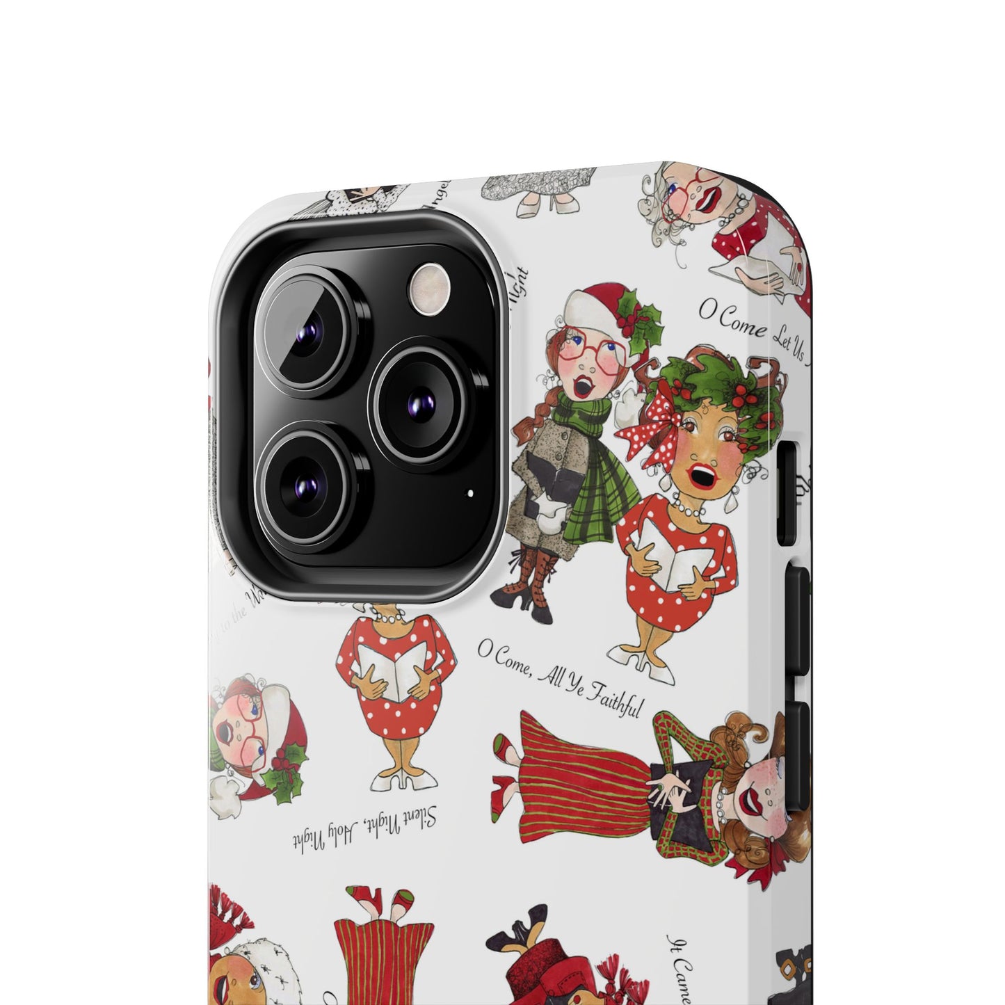 Tossed Carolers Phone Case