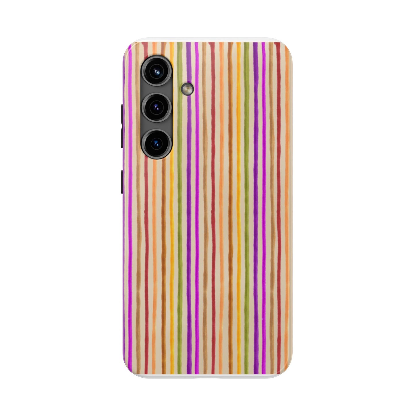 Spice Stripe Muslin Phone Case