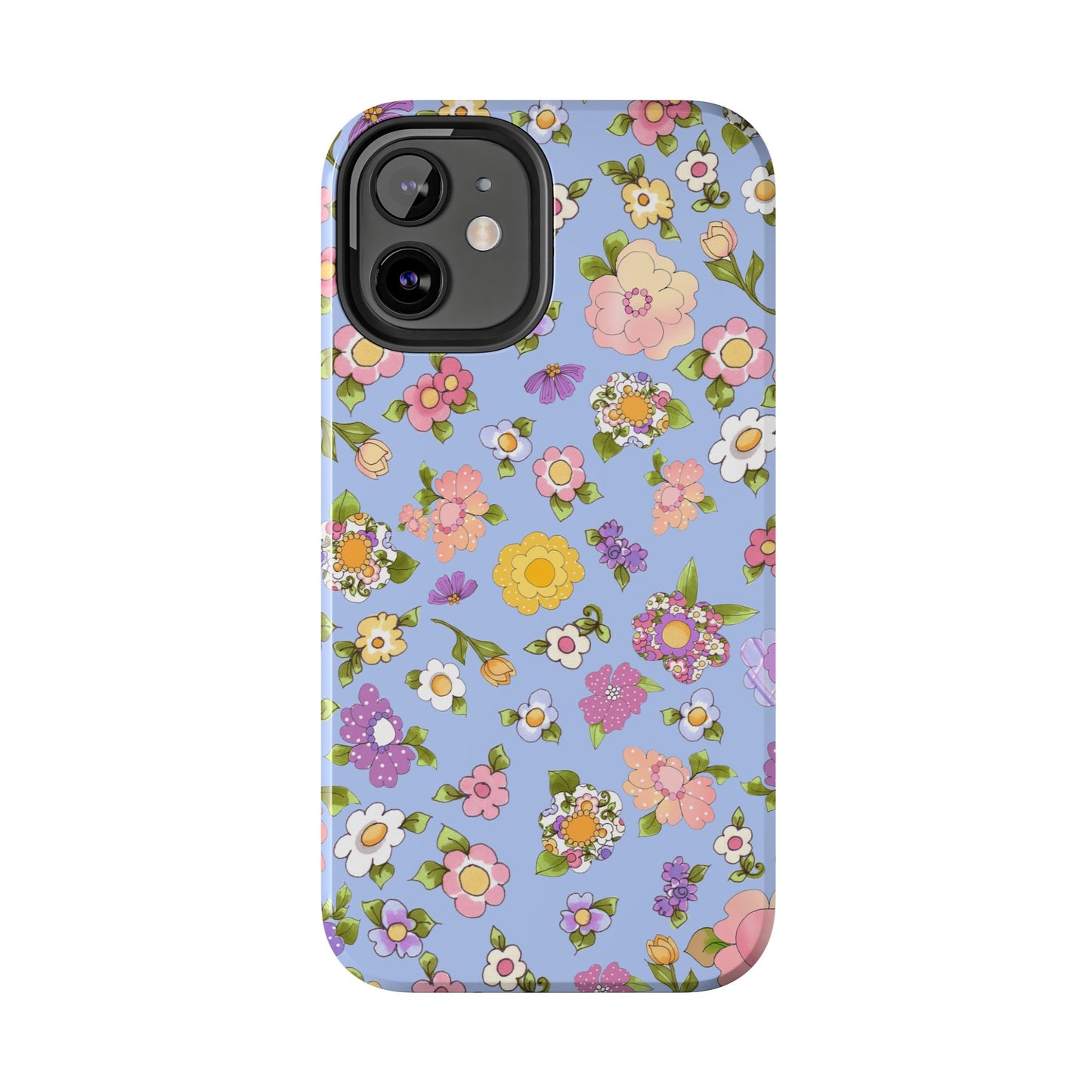 Flowery Blue Phone Case