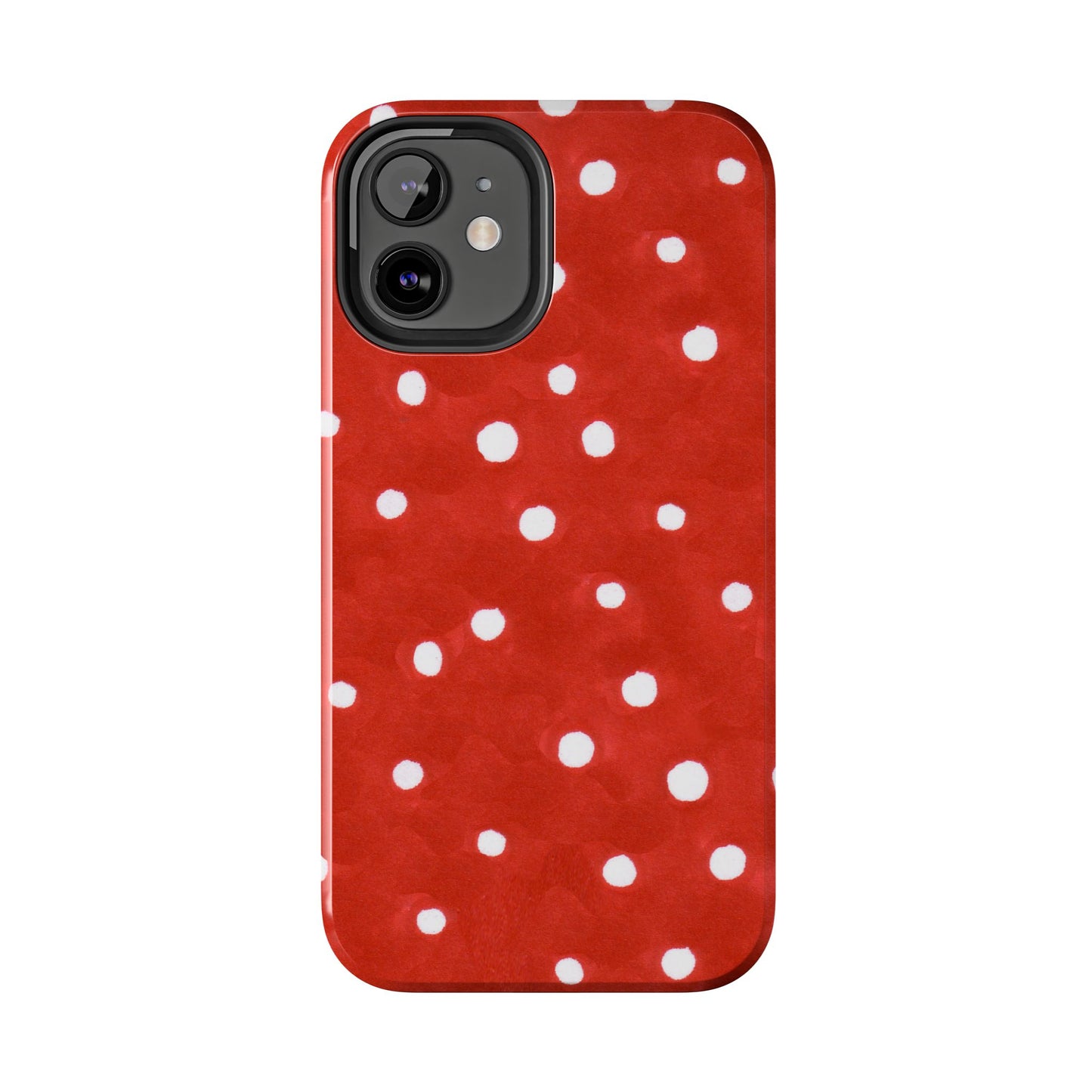 Dots Red Phone Case