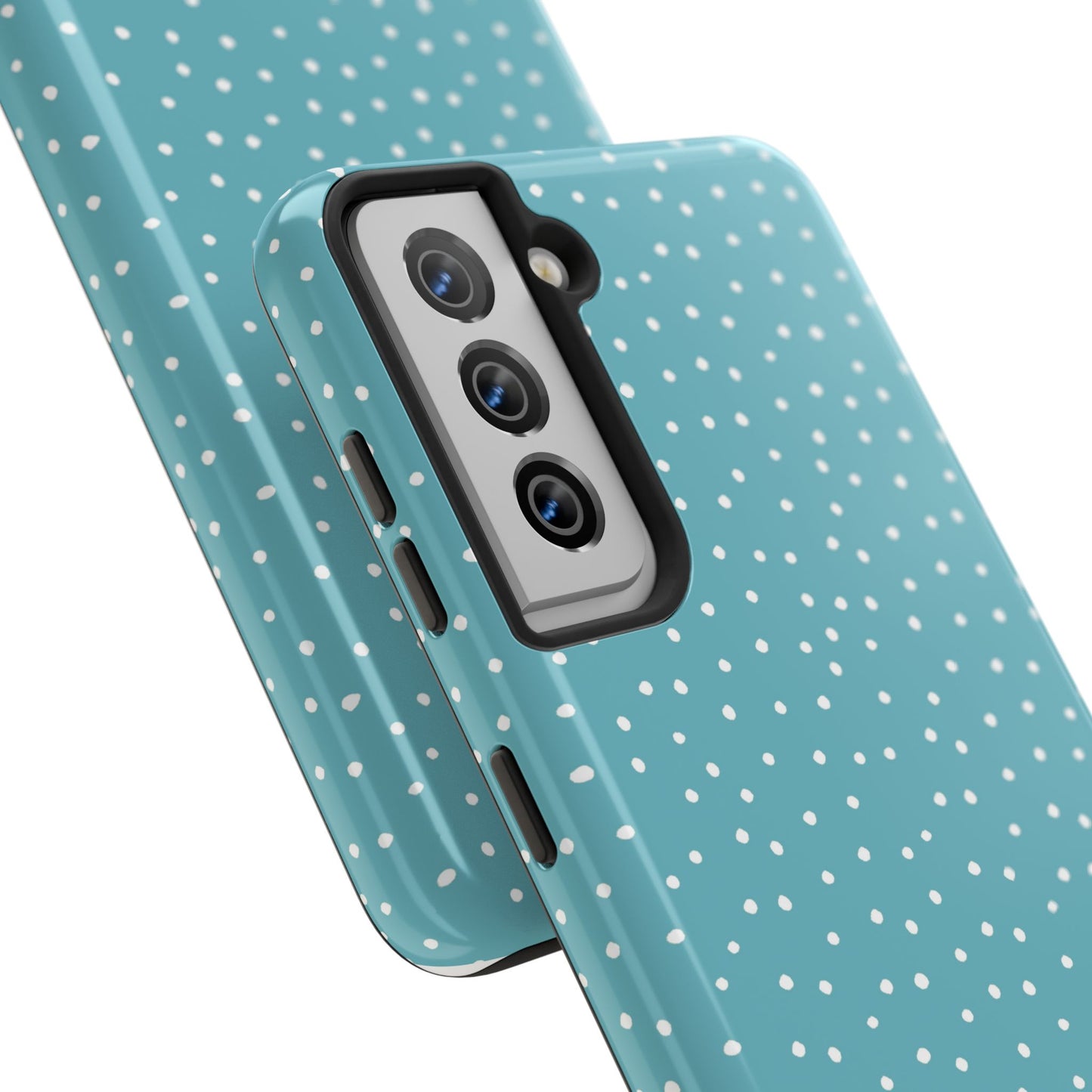 Dinky Dots Turquoise / White Phone Case