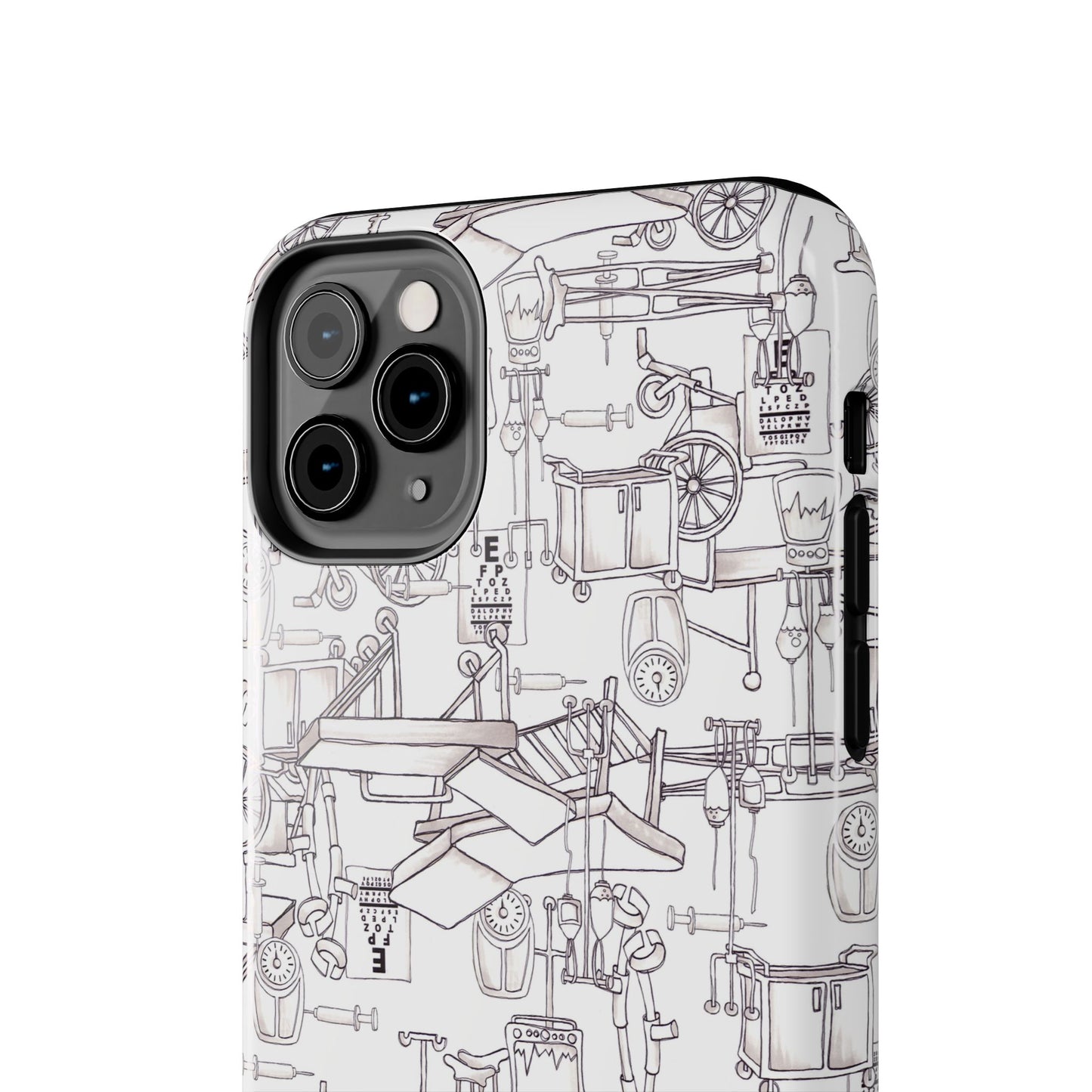 Essentials White / White Phone Case