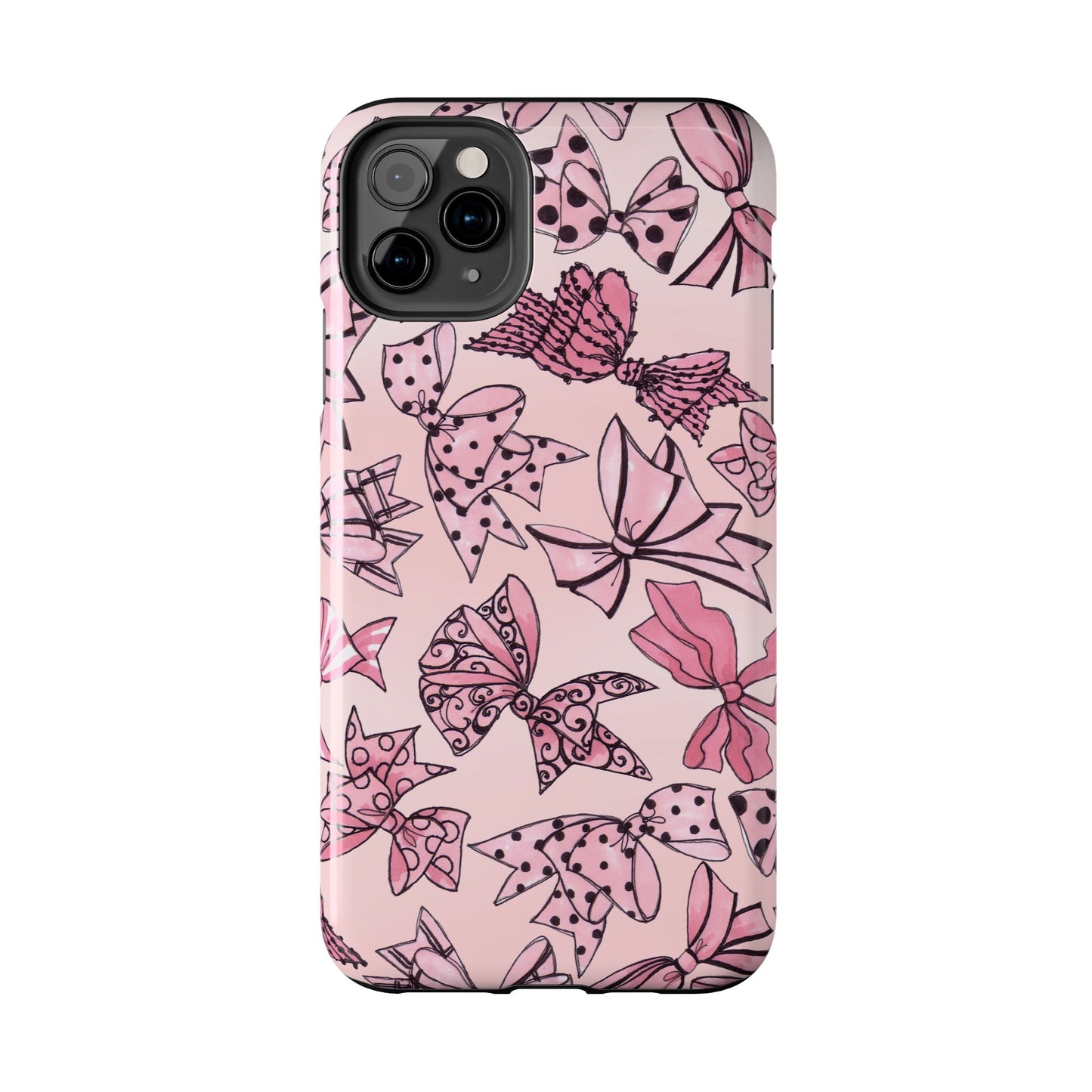 Blushing Bows Pink Sky Phone Case