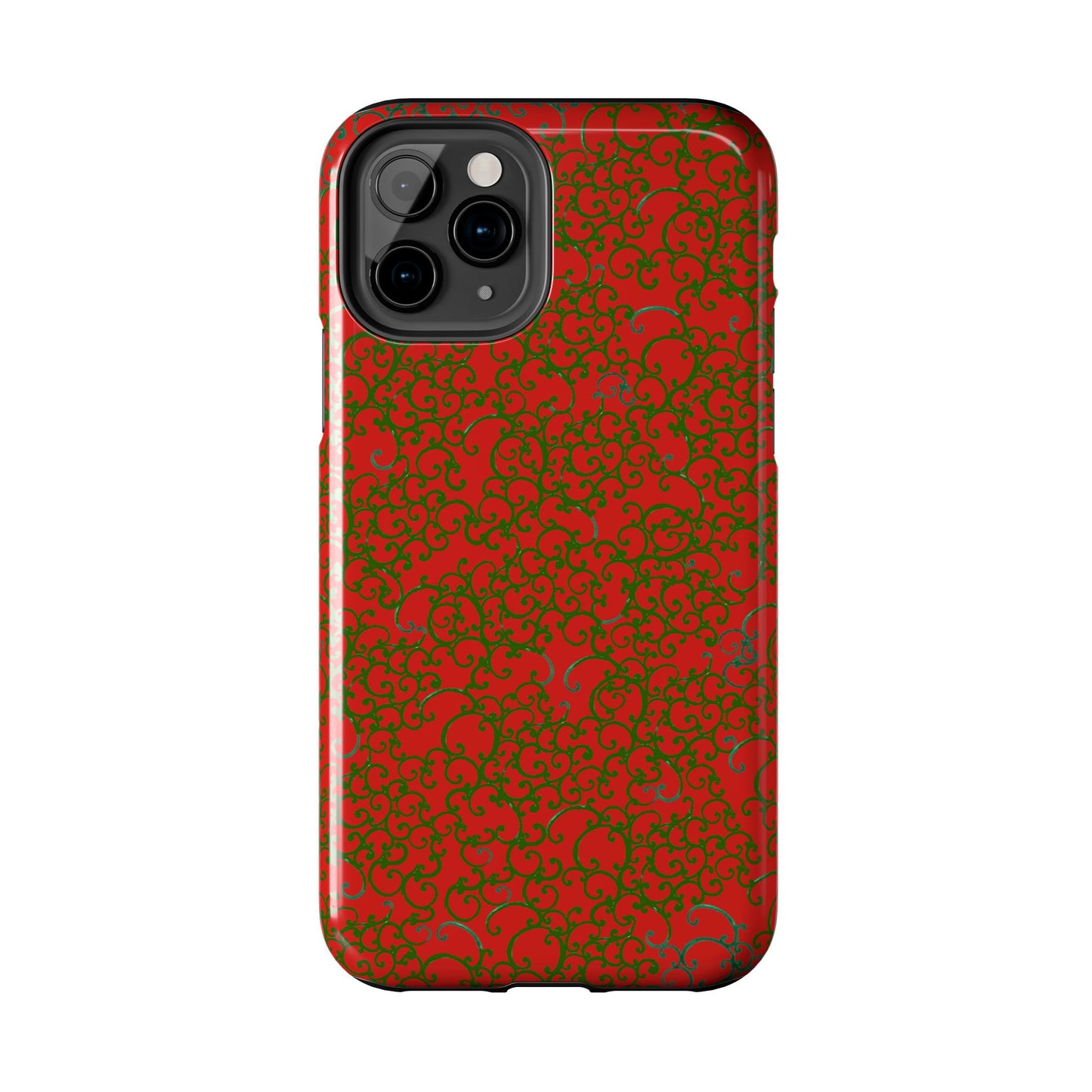 Scrollie Red / Green Phone Case