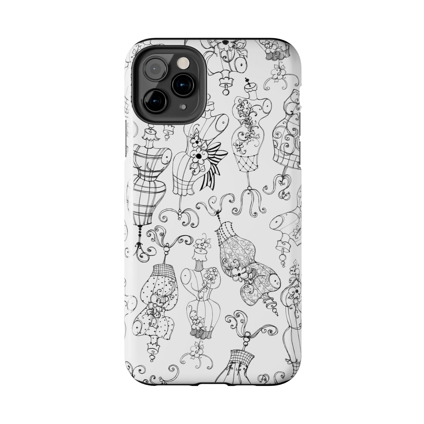 Mannequinique White / Black Phone Case
